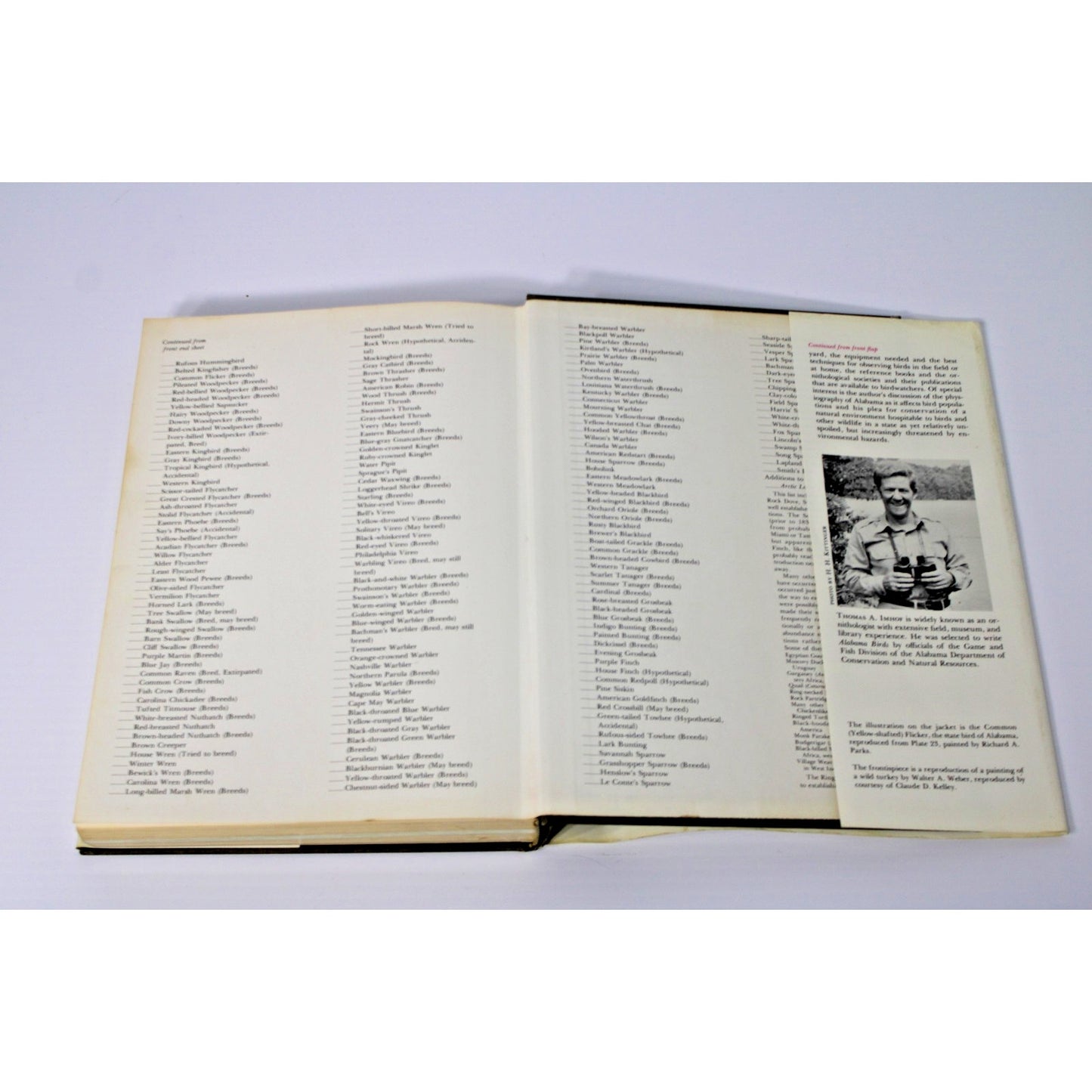 Alabama Birds- Thomas A. Imhof - 2nd Edition 1976 HC/ DJ + Ephemera