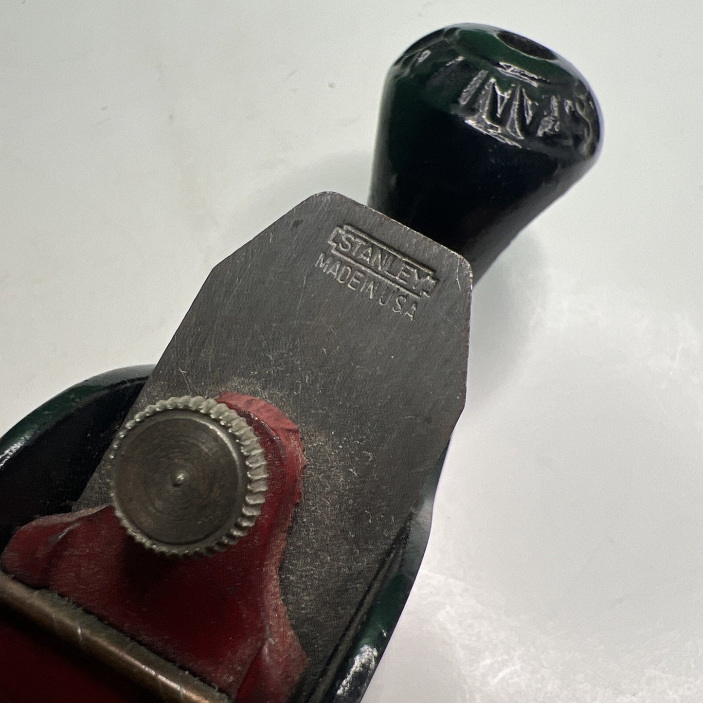 STANLEY 100 & 1/2 CURVED BOTTOM BLOCK PLANE Squirrel Tail EXCELNT USED CONDITION
