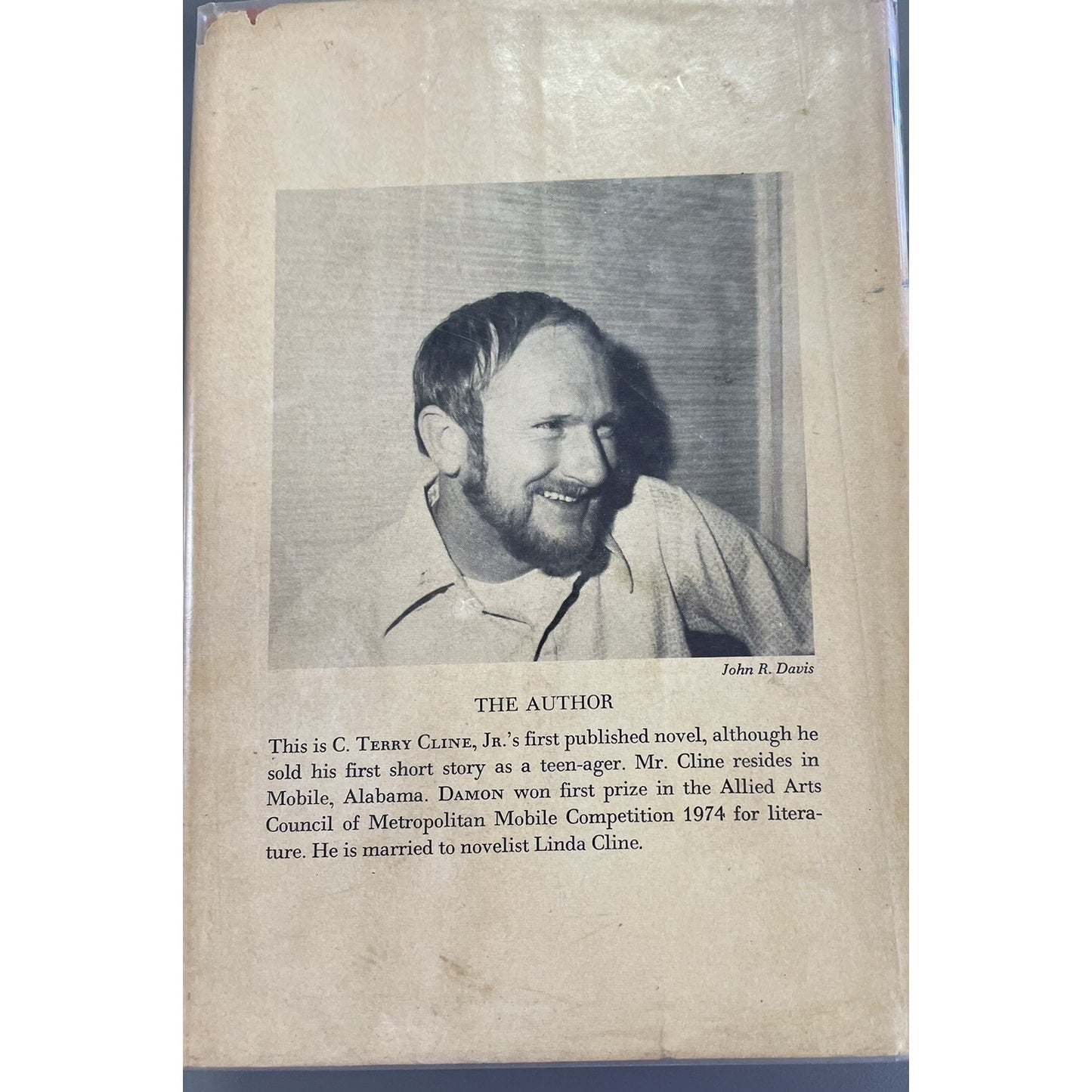 C Terry CLINE, Jr DAMON Signed By Author 1st Edition 1975 HC DJ