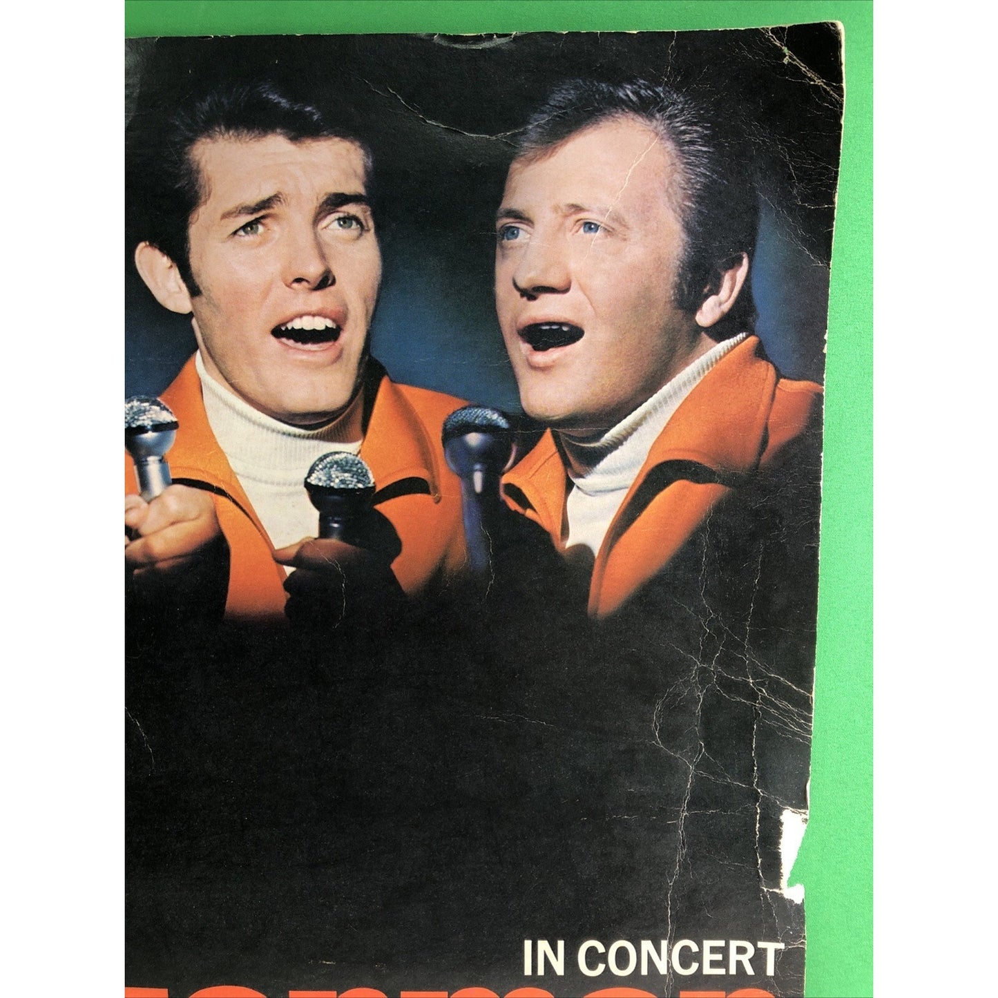 Vtg THE LETTERMEN 1970 Original Tour Poster Homecoming Concert Capitol Records