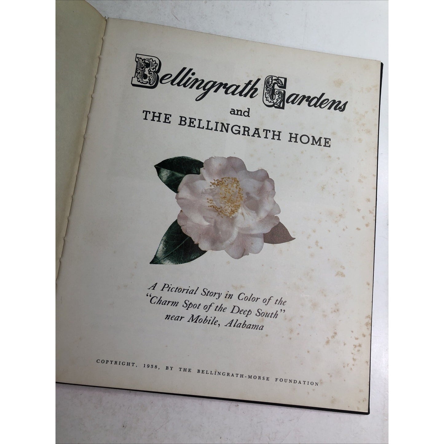 Bellingrath Gardens and the Bellingrath Home Hardcover Souvenir Book 1958