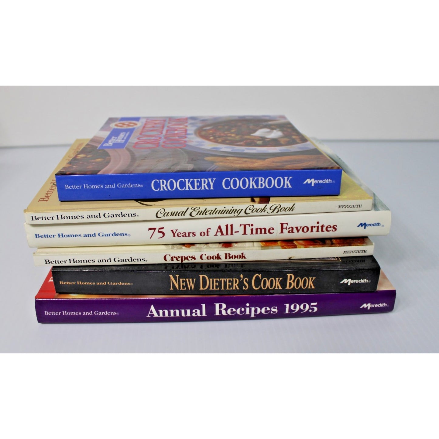 6 Vintage Better Homes & Gardens Cookbooks: All-Time Favorites, Casual Dining