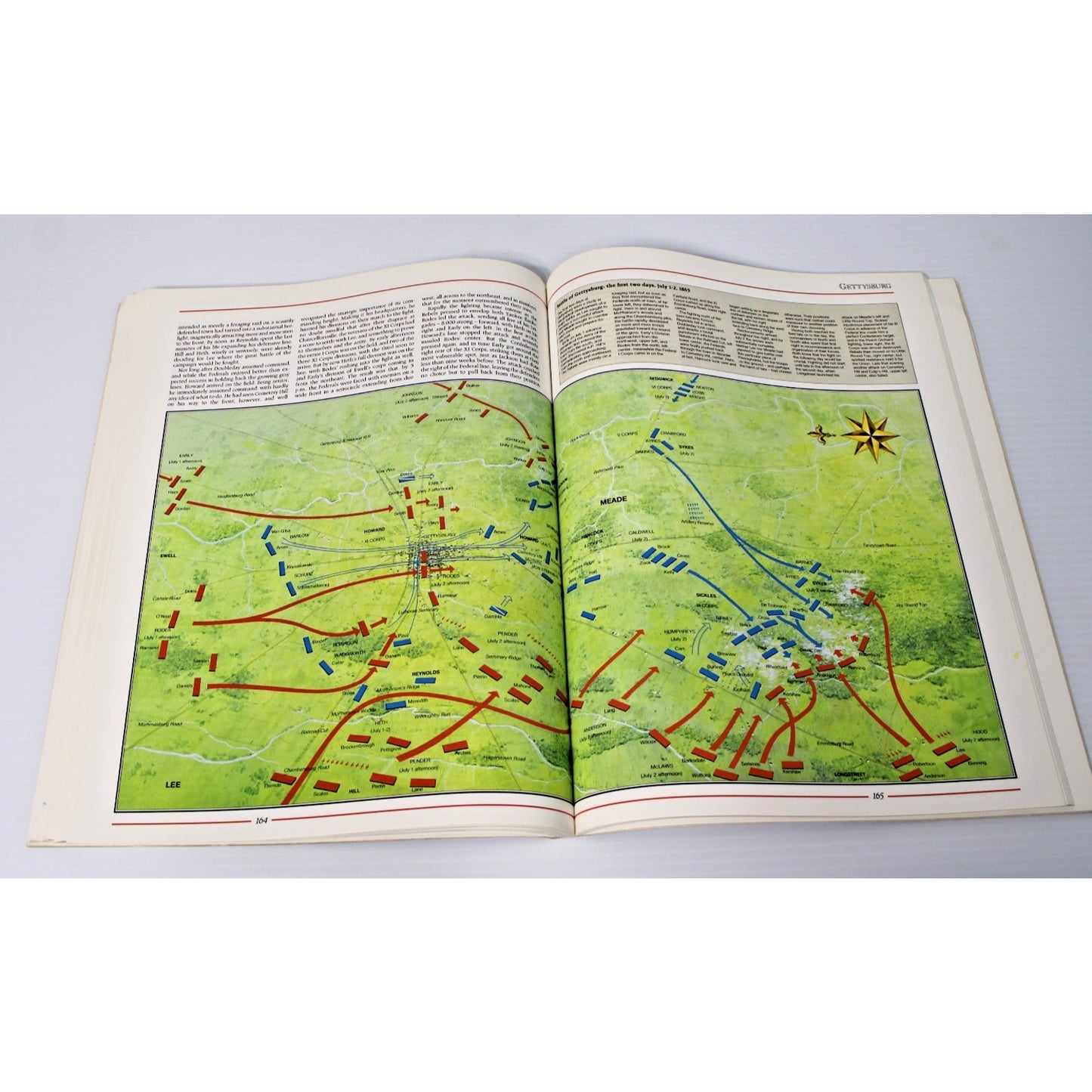 Battlefields Of The Civil War- William C. Davis, Illustrated History, Maps, 2000