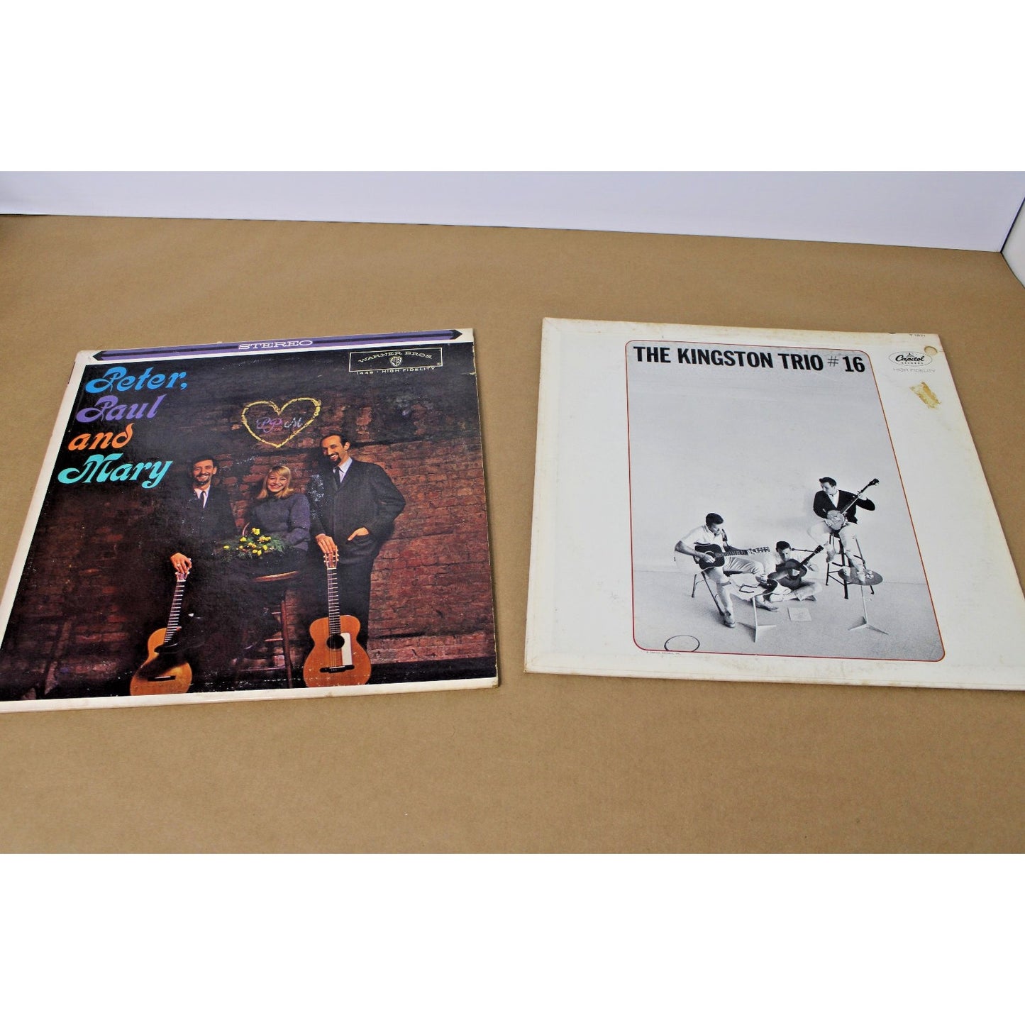 2 Vintage 1960s Folk Albums: Peter, Paul, and Mary & The Kingston Trio #16