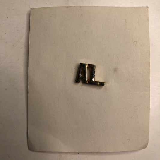Vintage Goldtone AL. Alabama Lapel Hat Scarf Pin Pinback