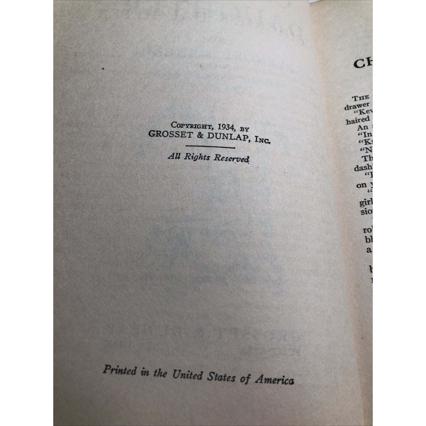 Chickie's Daughter by Elenore Meherin 1934 Romance Novel Hardcover Dust Jacket