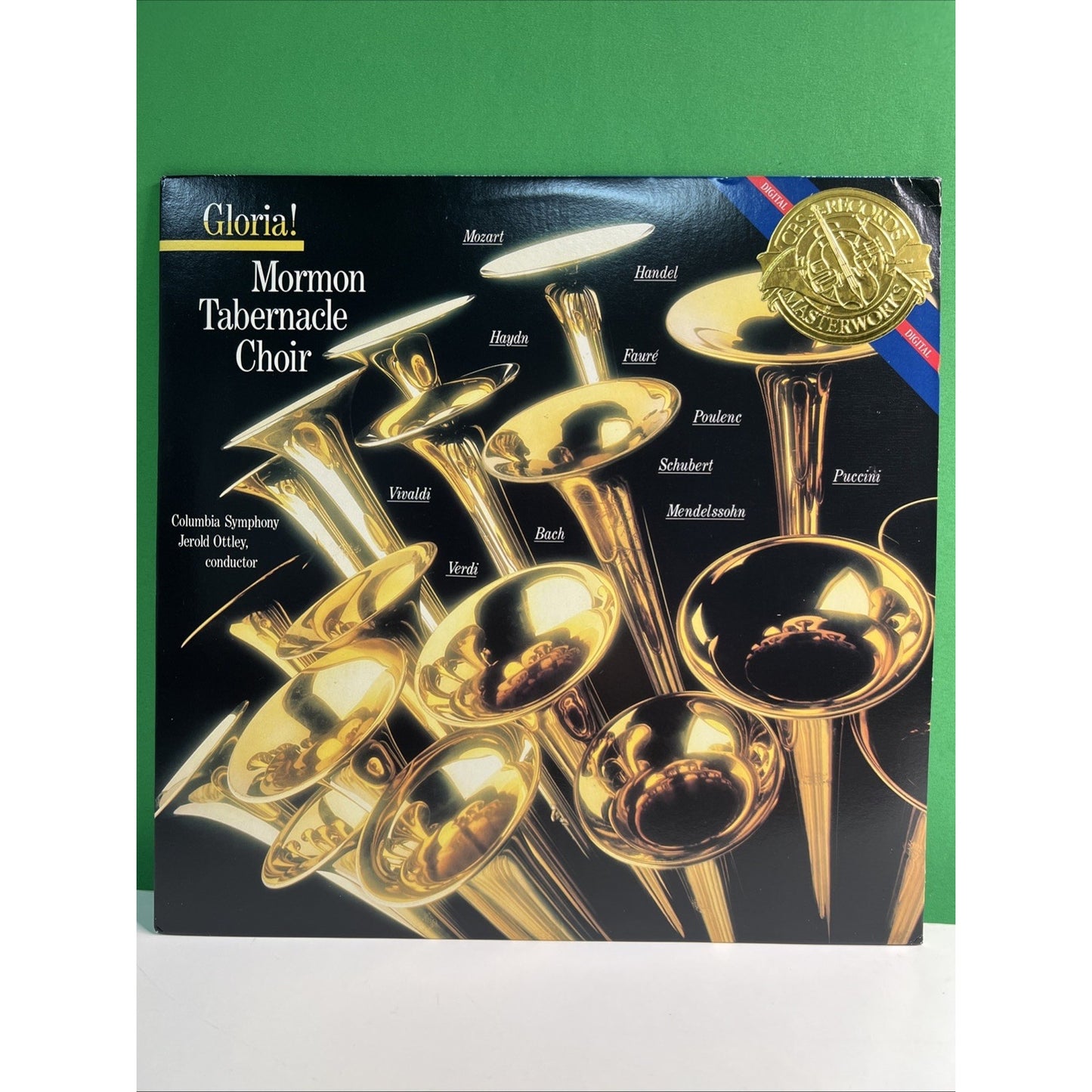 Lot Of 2 THE MORMON TABERNACLE CHOIR Records LP Vinyl GLORIE! & SERENADE CBS