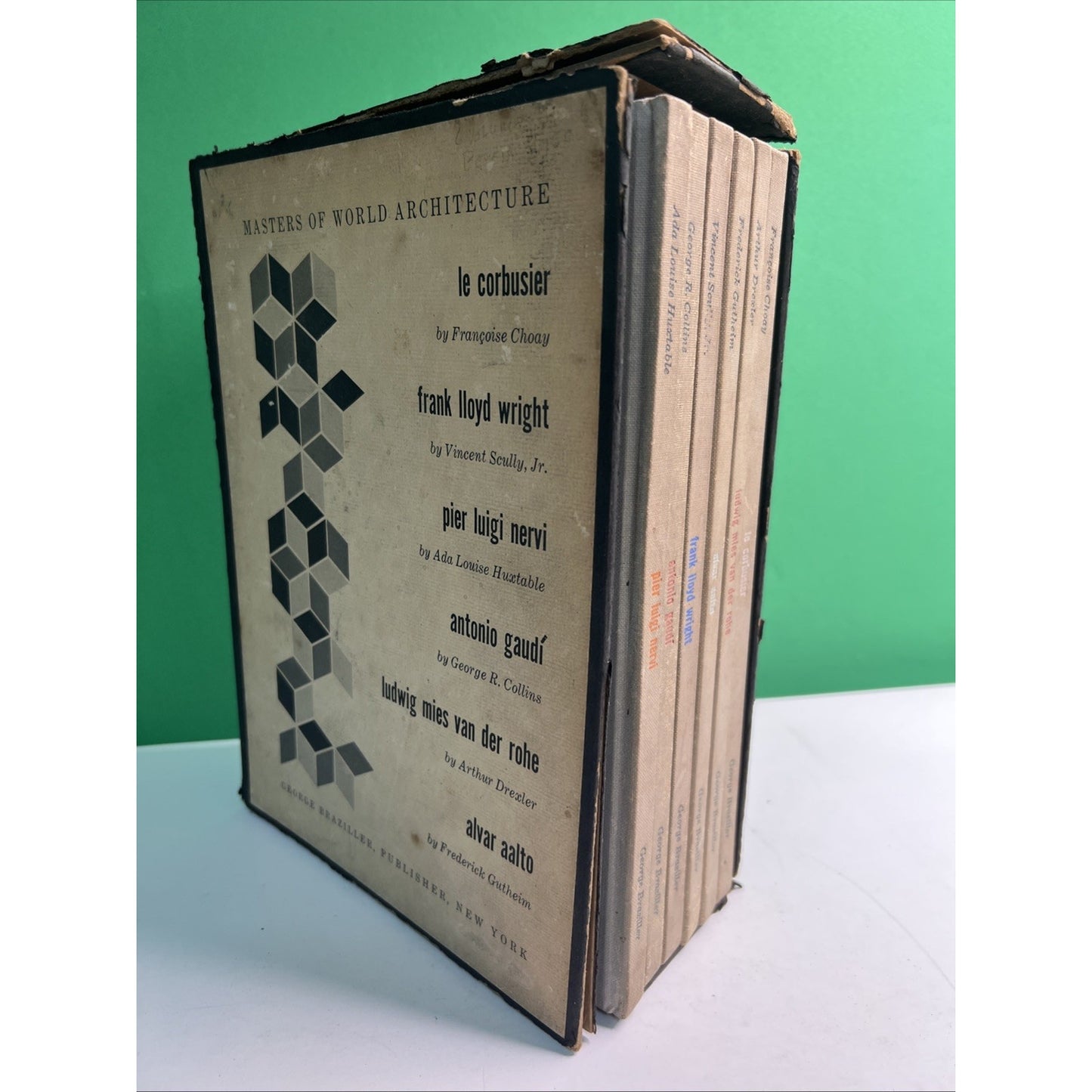 1960 MASTERS OF WORLD ARCHITECTURE 6 Volume Box Set Slipcase George Braziller