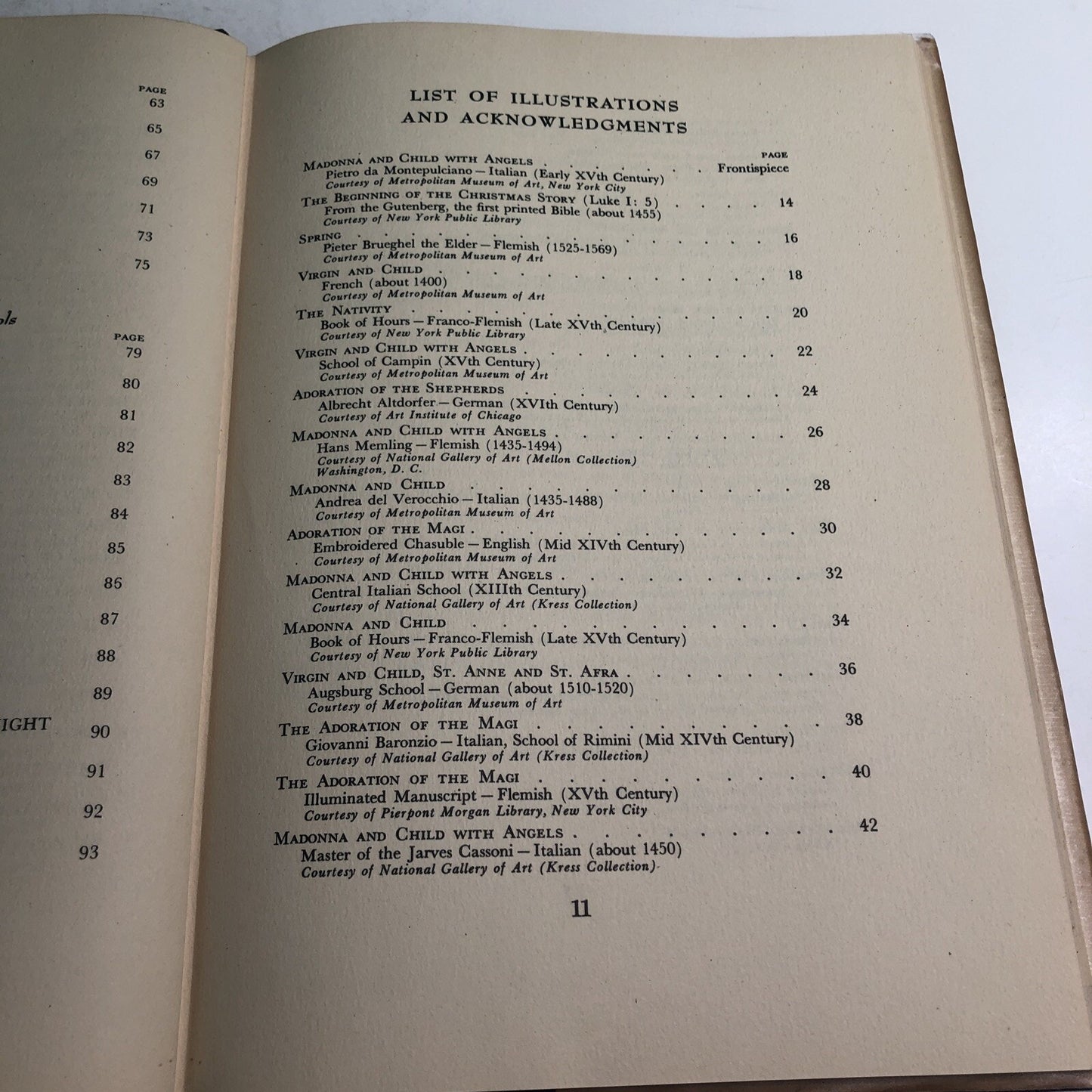 1947 Christmas Anthology Of Poetry & Painting Vivian Campbell Illustrated HC DJ