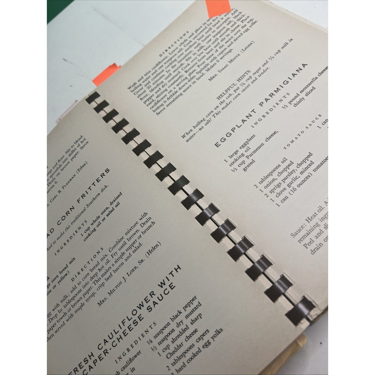5000 Years In The Kitchen Cookbook Sisterhood Temple Emanu-El Dallas Texas 1965