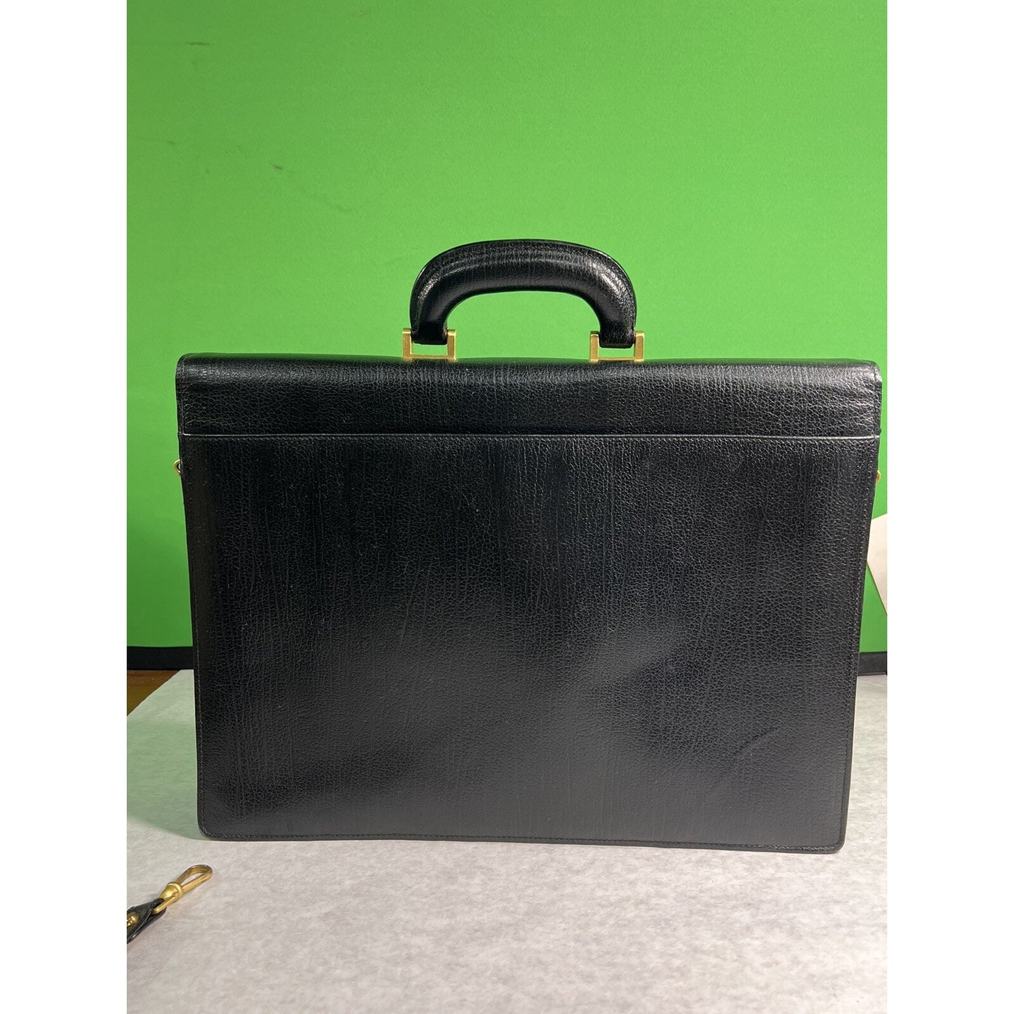Vintage Leather Bally Briefcase Attaché, Mint Condition Combination Lock