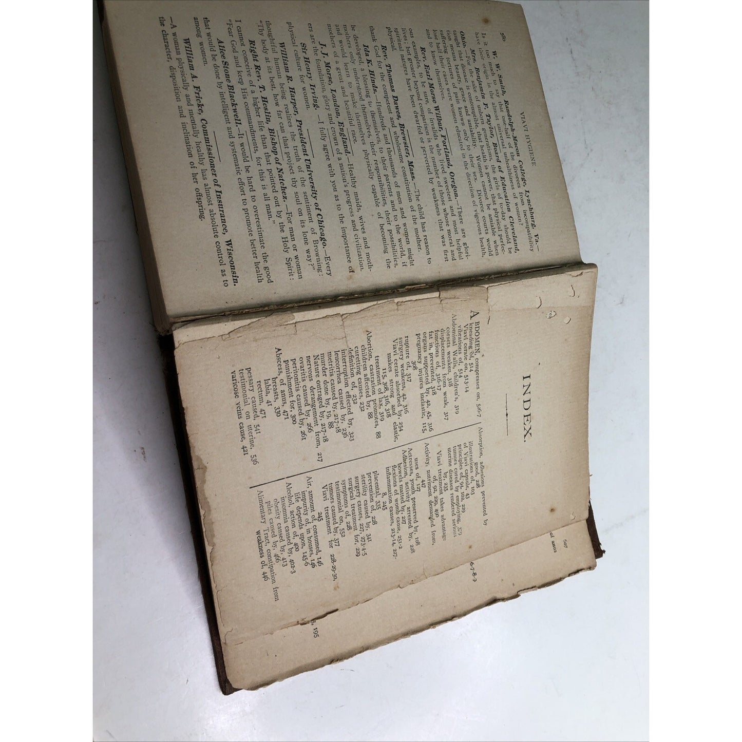Viavi Hygiene by Hartland & Herbert Law Hardcover 1905