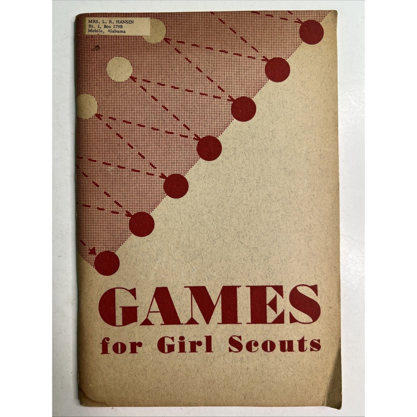 Vintage 1949 GAMES for Girl Scouts of America Booklet GSA 82 pages PB