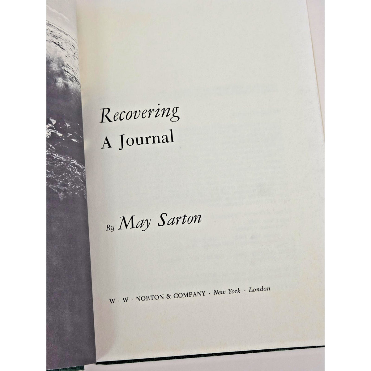 May Sarton Vintage Journal Set Recovering 1st Ed Hardcover + 2 Paperbacks
