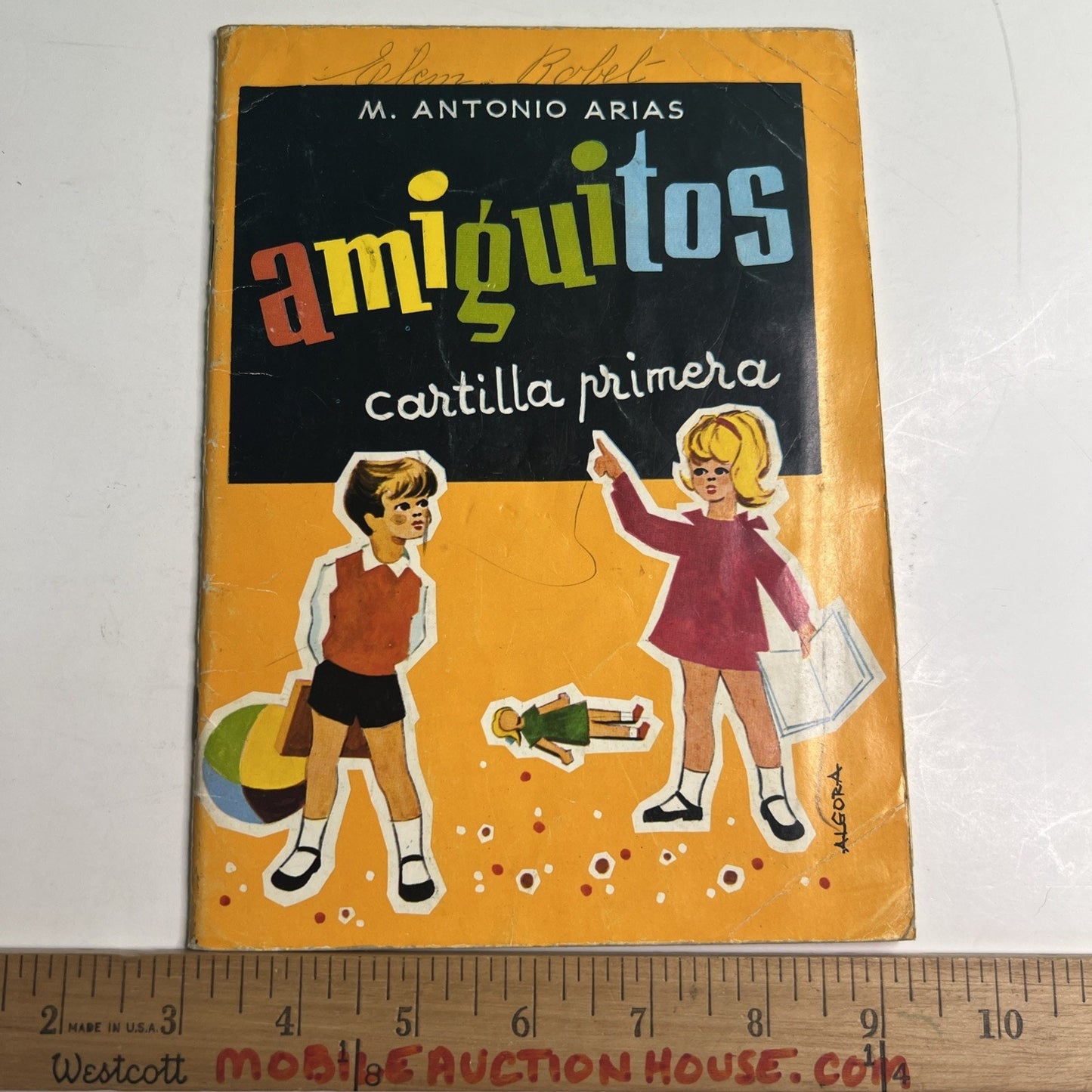 1969 Spanish 1st Primer LITTLE FRIENDS Amiguitos Cartilla Primera PB by Arias