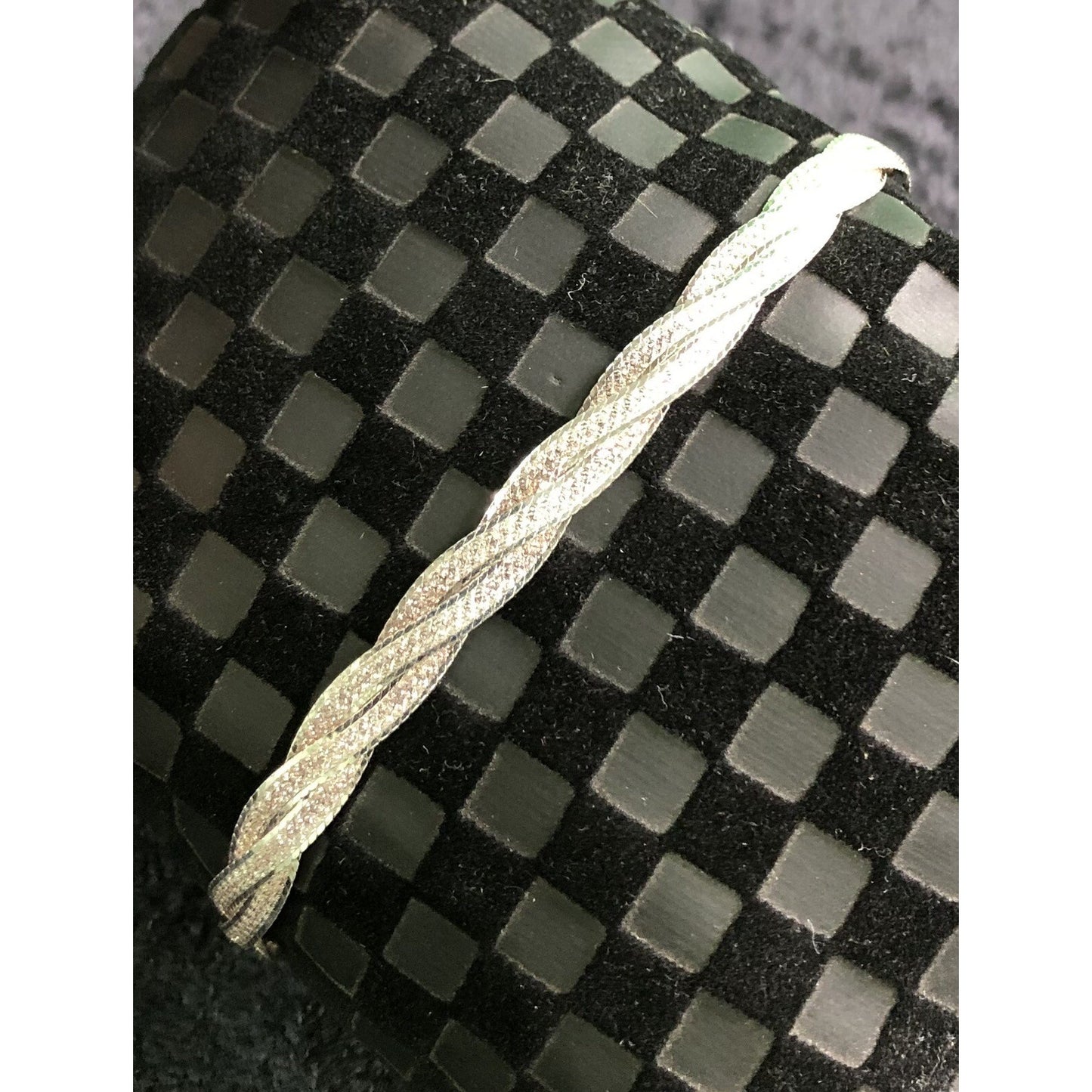 Sterling Silver 8” Braided Serpentine Bracelet Italian Milor 925 Gorgeous Gift
