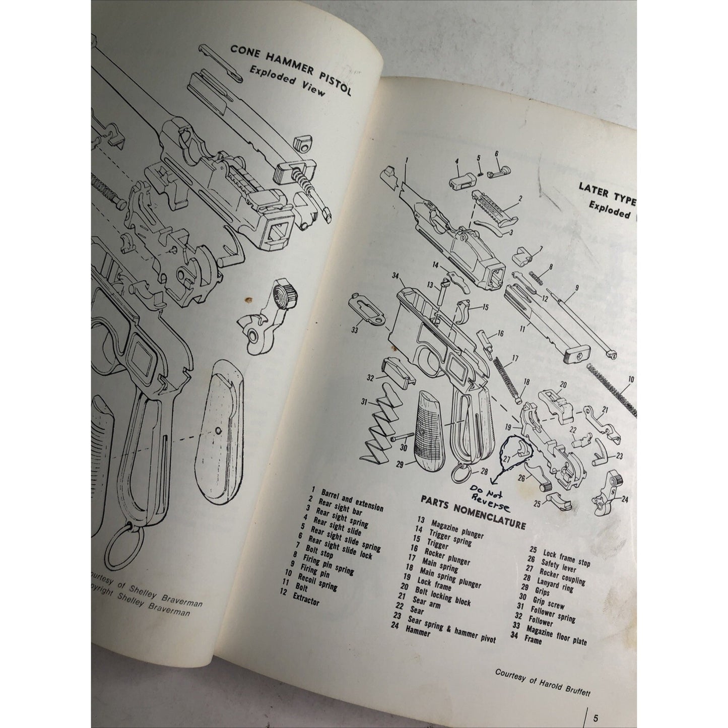 System Mauser Pictorial History Model 1896 Pistol By Breathed & Schroeder 1967