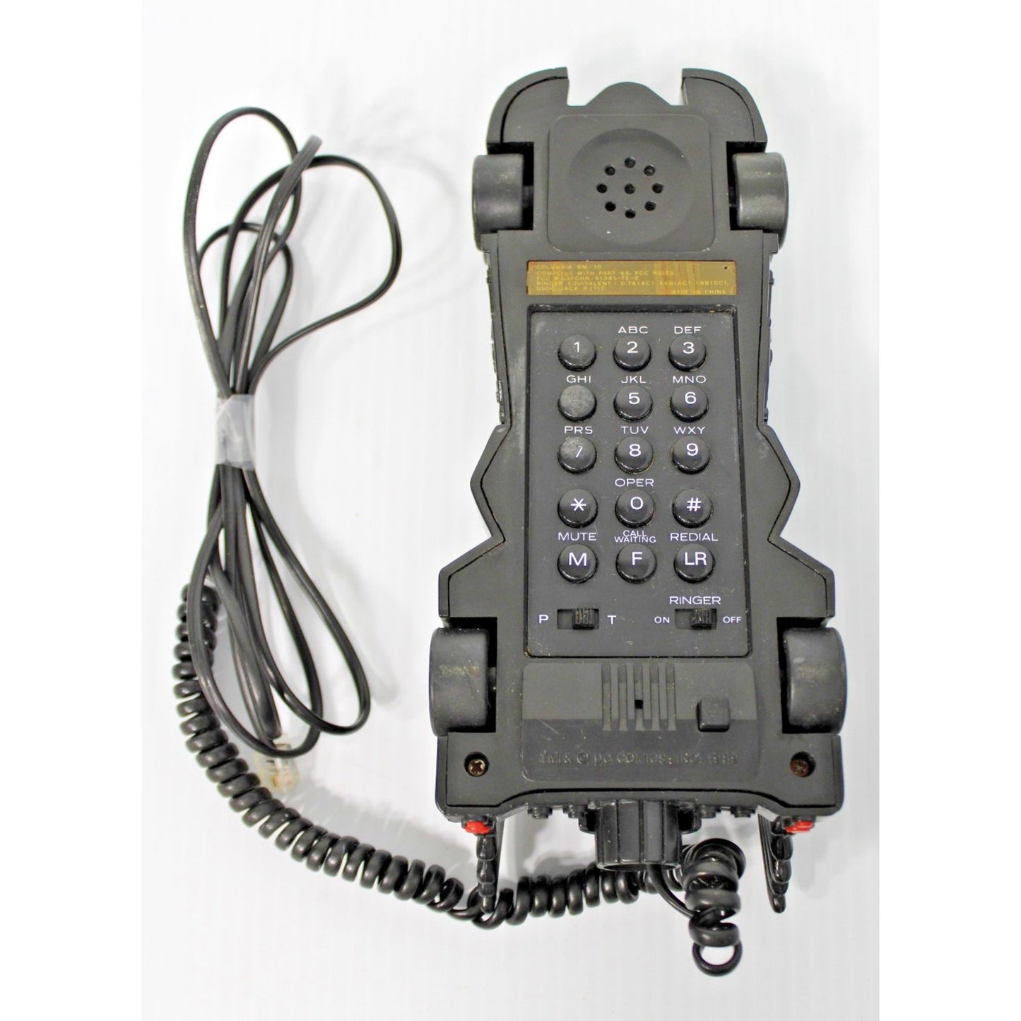 Vintage Batman Phone Batmobile DC Comics Columbia 1989 Landline Telephone 80s