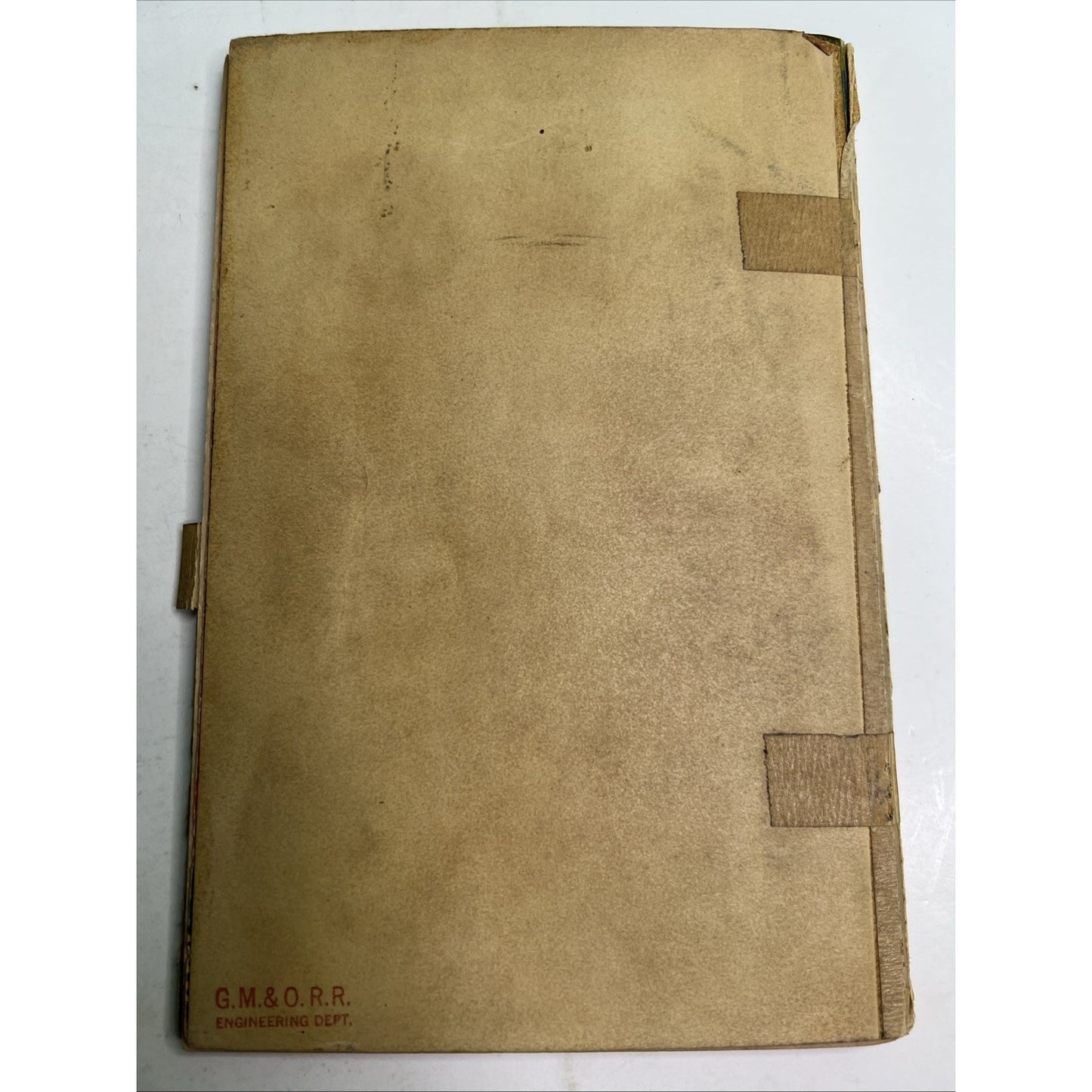 1948 Speedball Lettering Book Property GM&O RAILROAD DRAFTING DEPT MOBILE AL