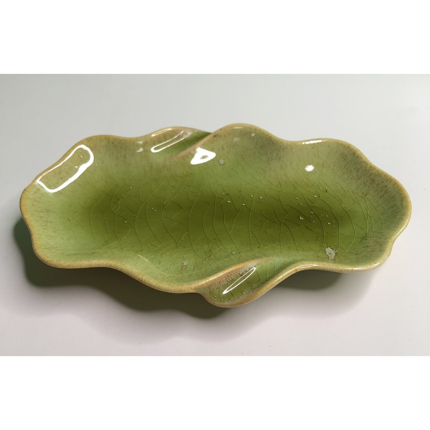 Rare Vintage Pinewood Pottery ASHTRAY TRINKET TRAY By EDITH HARWELL Fairhope AL