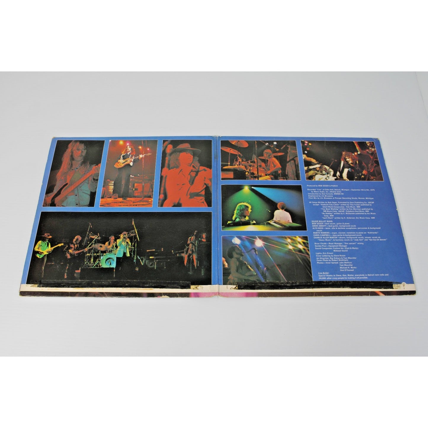 Bob Seger & The Silver Bullet Band- Live Bullet, 1976 Capitol Double Album- EX!
