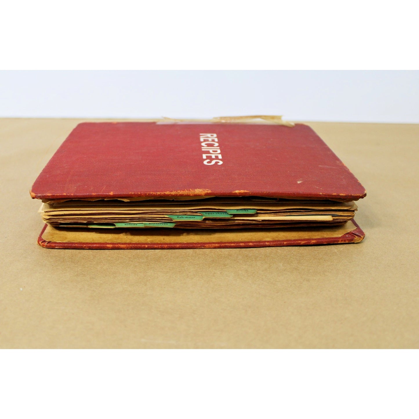 VTG 1950s-60s Recipes Cookbook, Typewritten Custom Home Cooking Collectible