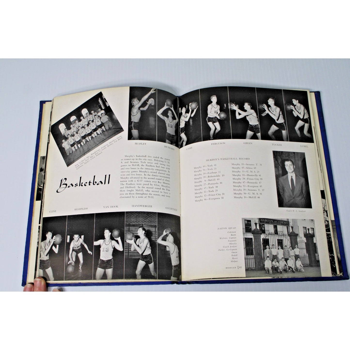 1948 Mohian Murphy High School Yearbook Mobile AL Alabama + Commencement Program