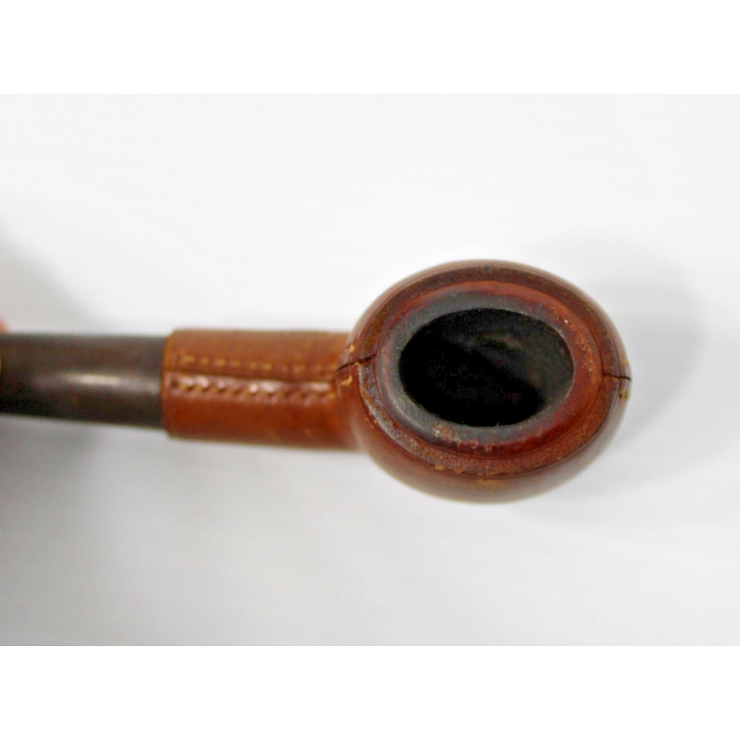 4 Vintage Longchamp Leather-Clad Pipes in Keepsake Box, All Marked