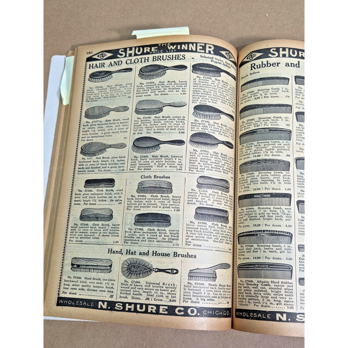 1919 N. Shure Co No. 82 Catalog "The Shure Winner" Vintage Chicago Wholesale