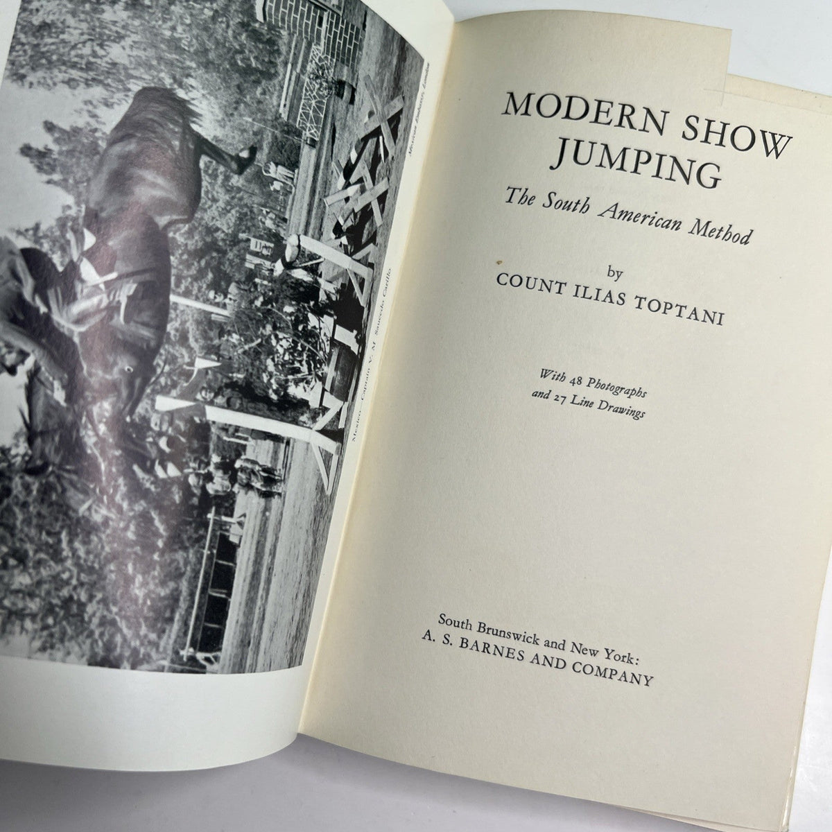 Lot of 2 HC/DJ 1967 How To Live With A Horse & Modern Show Jumping