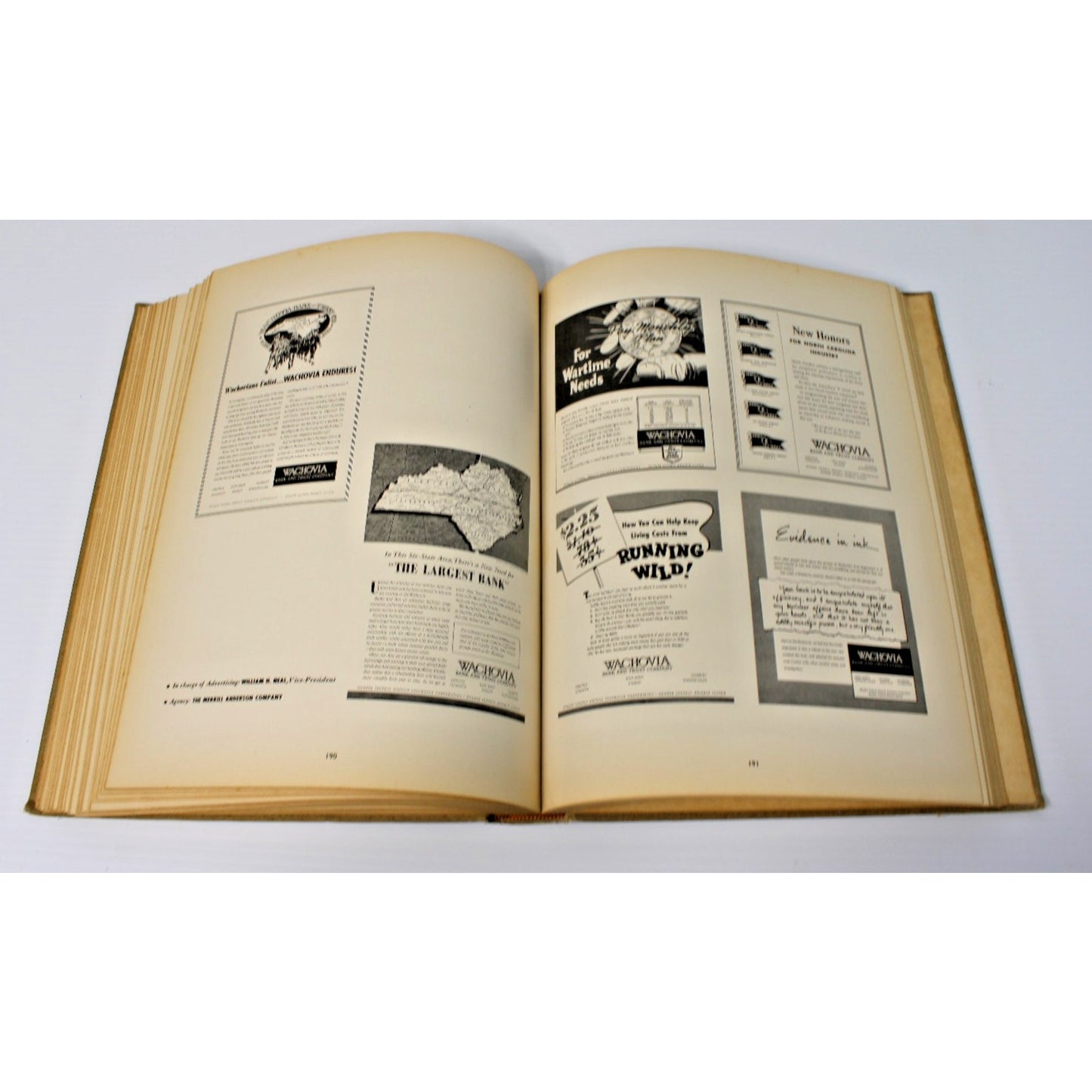 RARE "Exhibit of Financial Advertising," 1942 Vintage Ad Agency Visual Reference