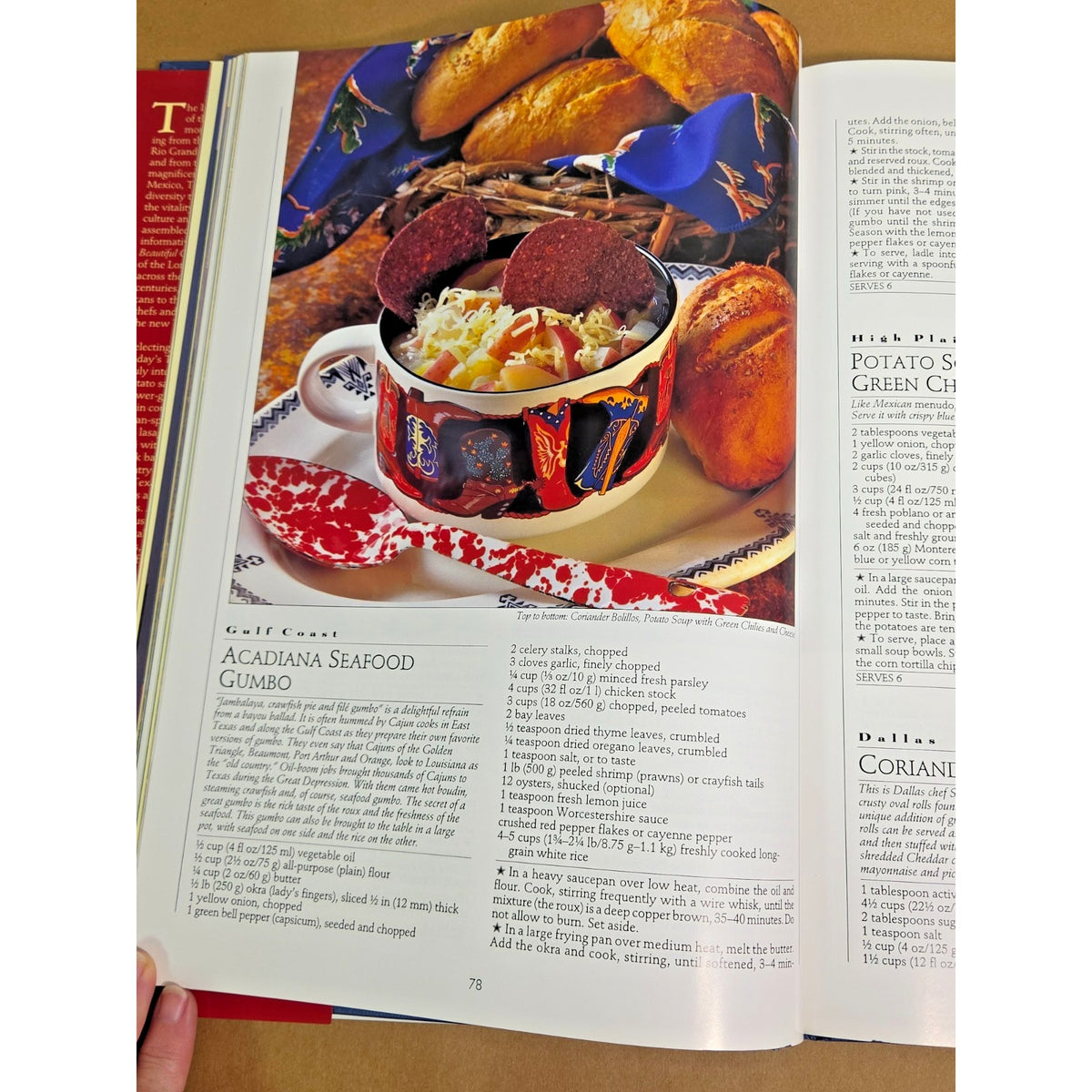 Vintage 1995 Texas The Beautiful Cookbook Hardcover Authentic Regional Recipes