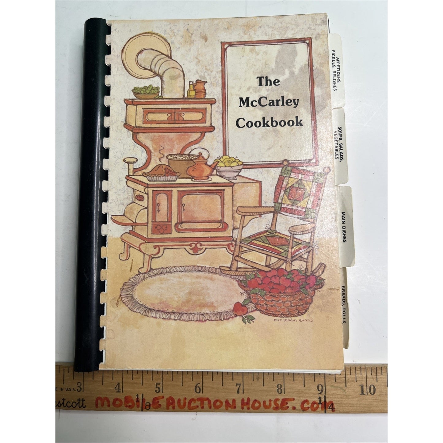 1986 The McCarley Cookbook Recipes Texas Family Signed by Ruby PB Comb Bound