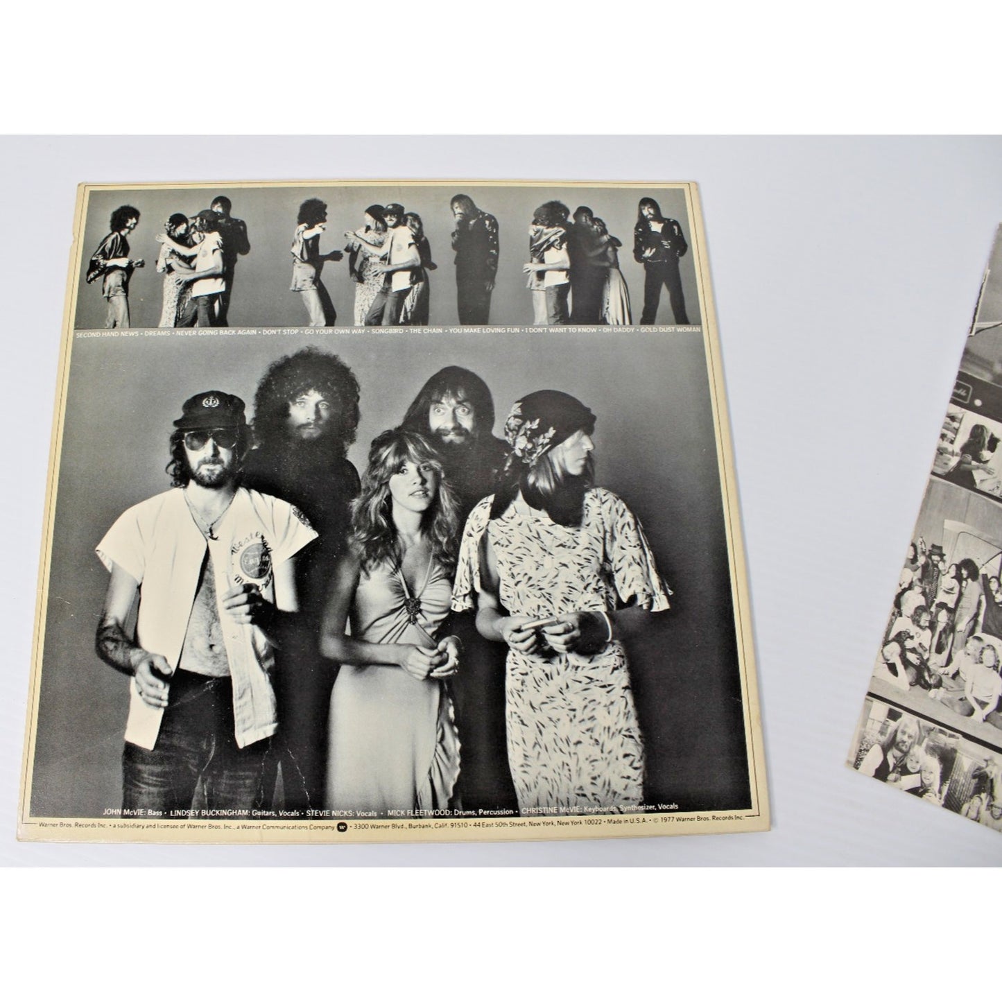 Fleetwood Mac- Rumours, 1977 Vintage Original Pressing w/ Lyric/ Photo Sheet- EX