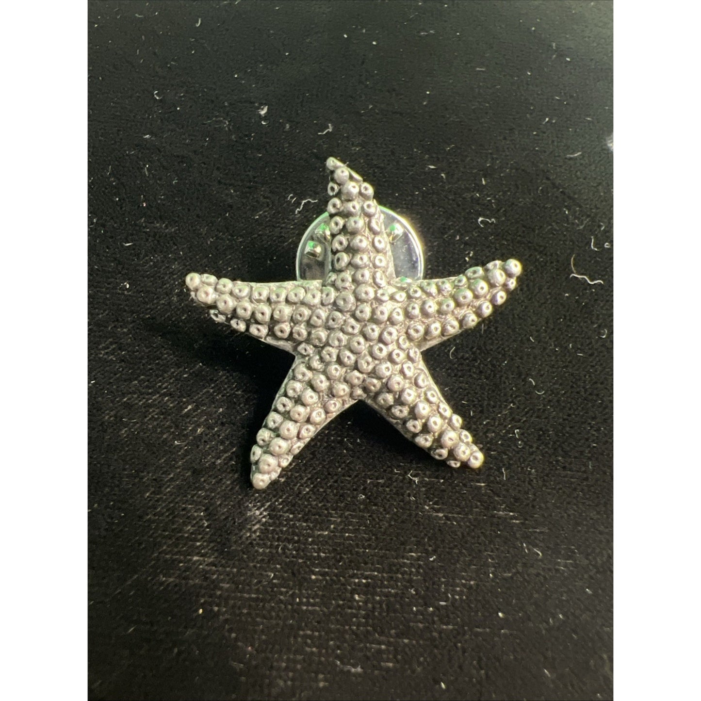 1994 G G Harris Fine Pewter STARFISH Pin Brooch 539 Scarf Hat Jacket Lapel