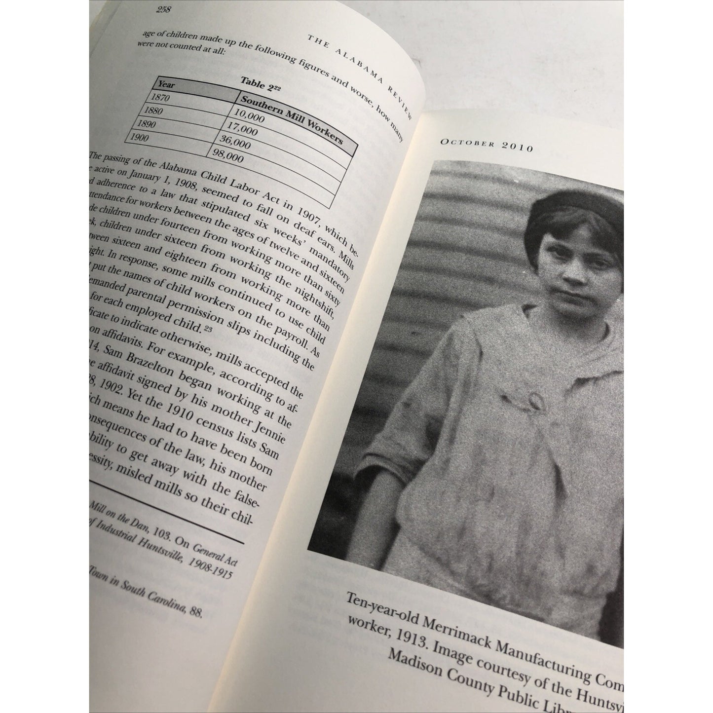 The Alabama Review: A Quarterly Journal of Alabama History Oct 2010 Vol 63 No 4