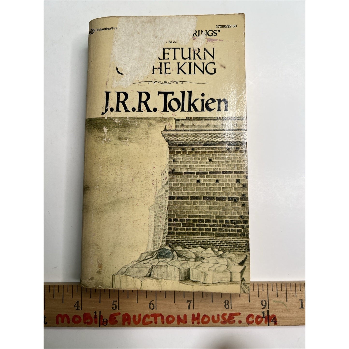 The Return Of The King By JRR Tolkien 1978 Paperback Ballantine Fantasy LOTR