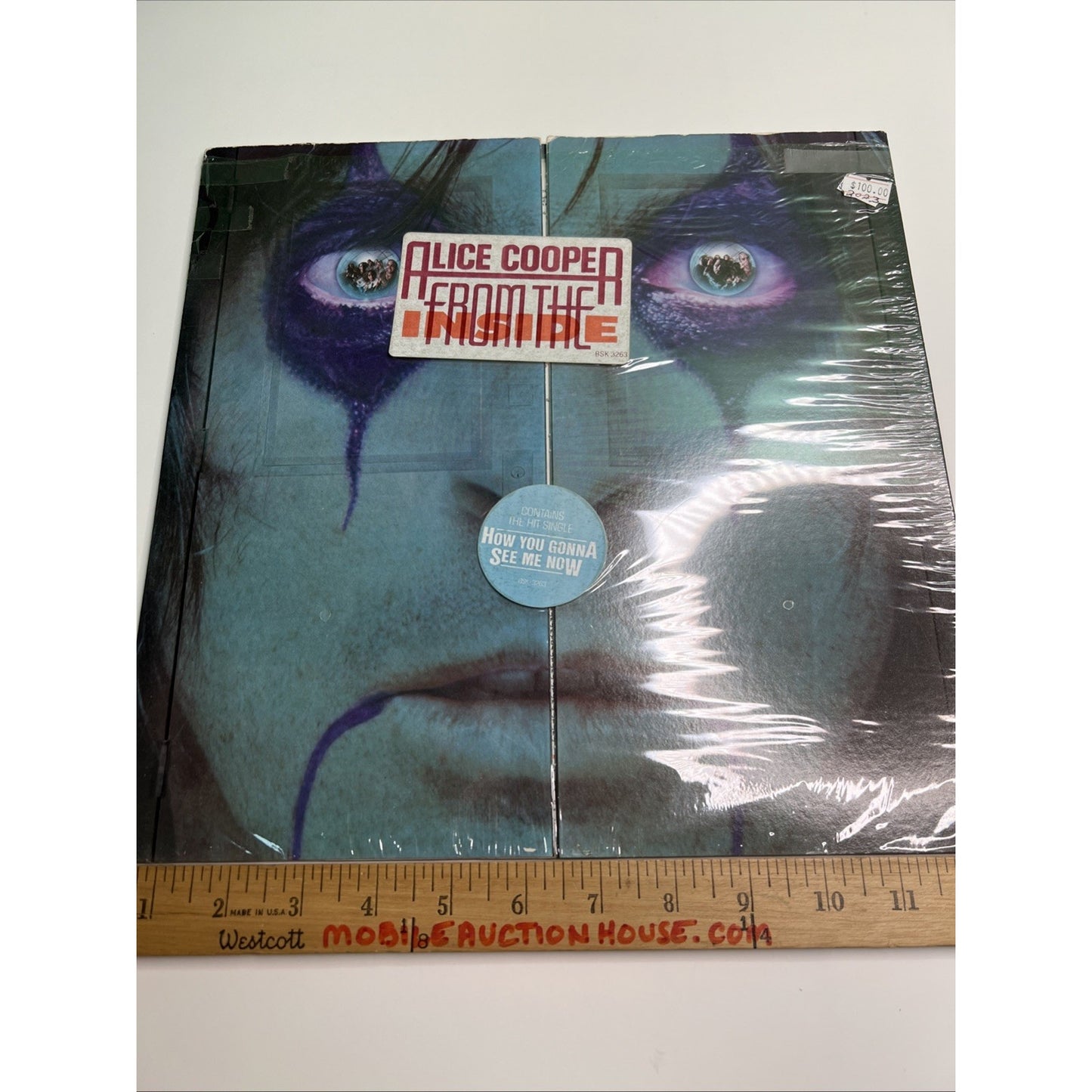 Alice Cooper FROM THE INSIDE Album Record LP Hype Stickers 1978 Warner Bros.