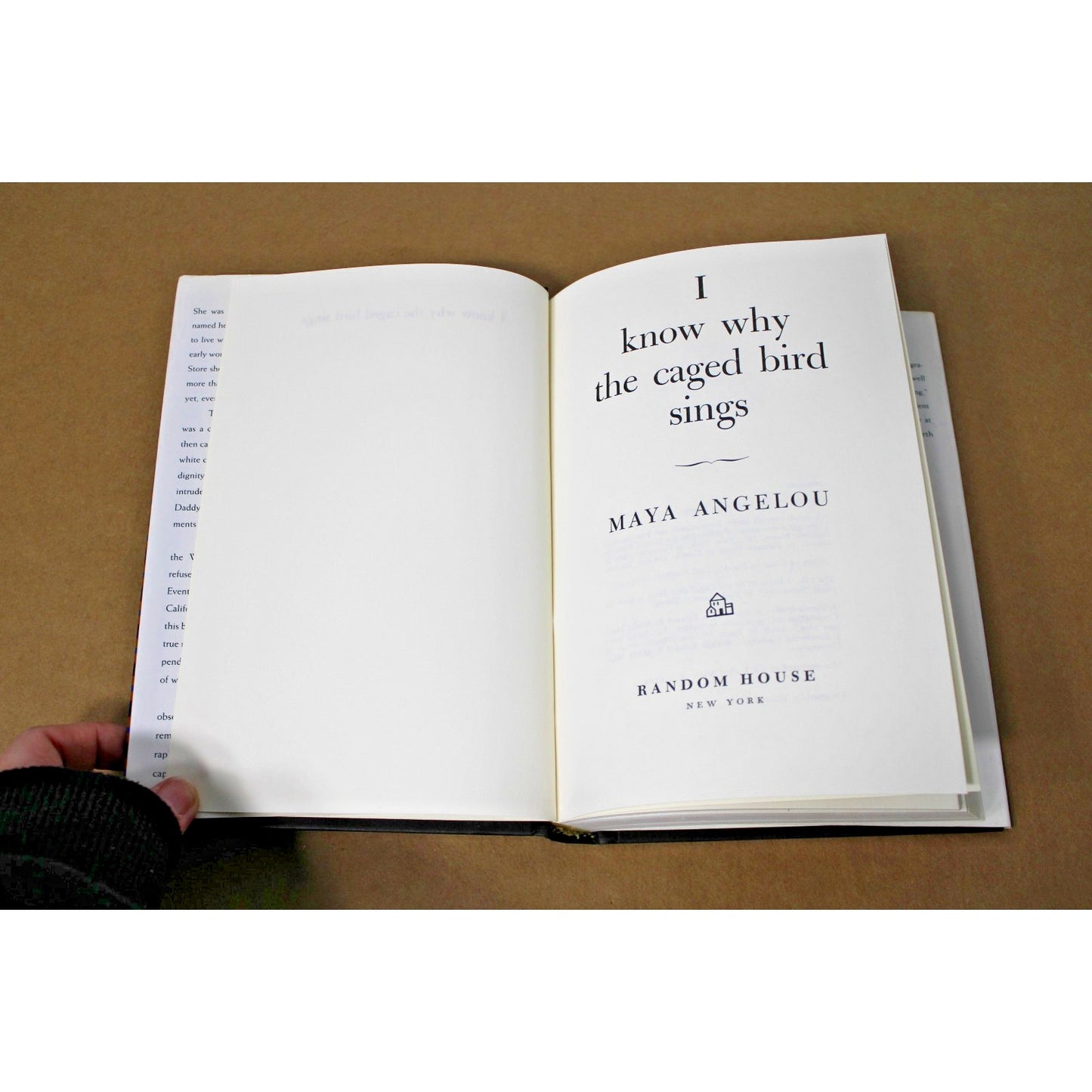 I Know Why the Caged Bird Sings by Maya Angelou, HC DJ 1996 VG+