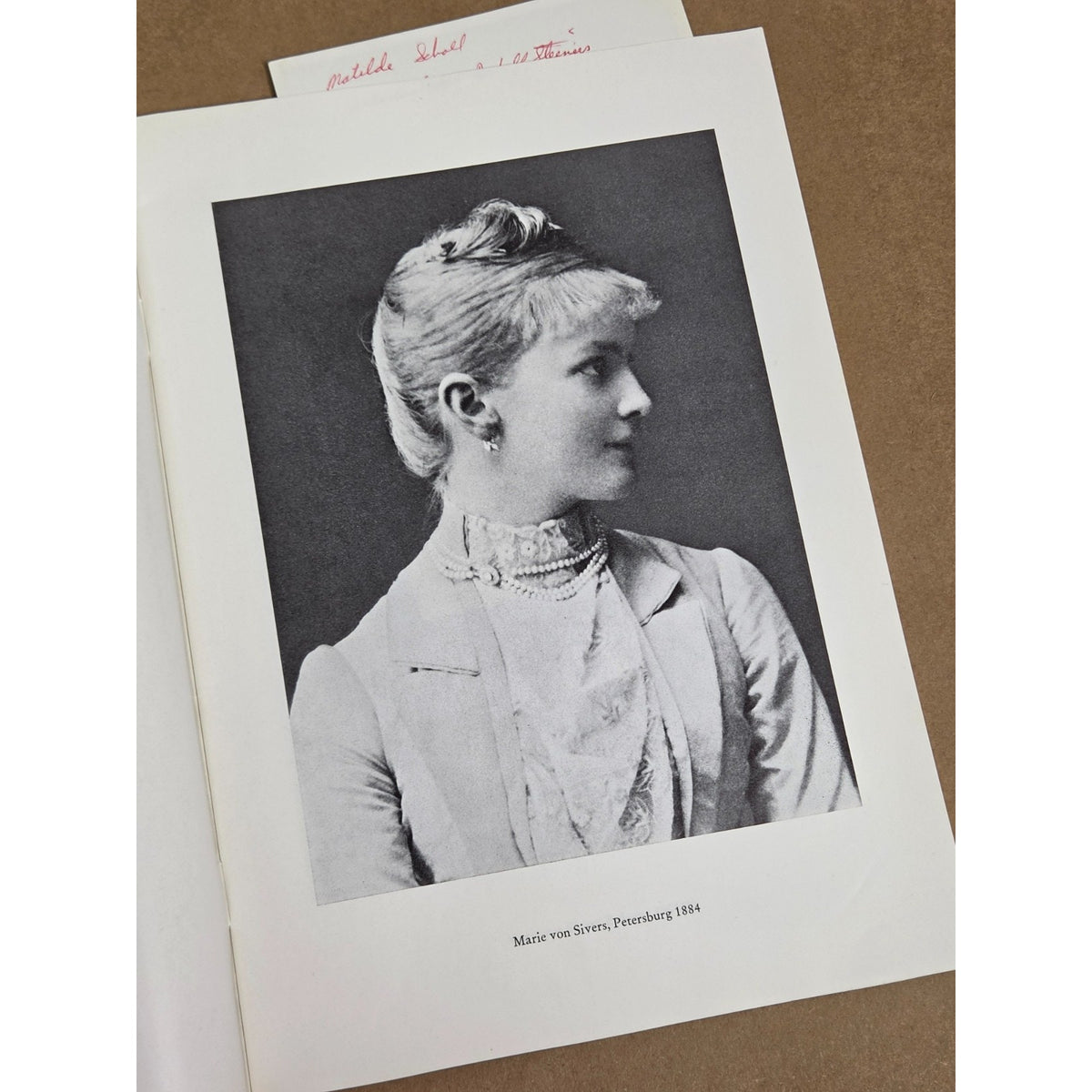 Rare 1973 Marie Steiner-von Sivers Archive Booklet & Vintage Portrait Photo
