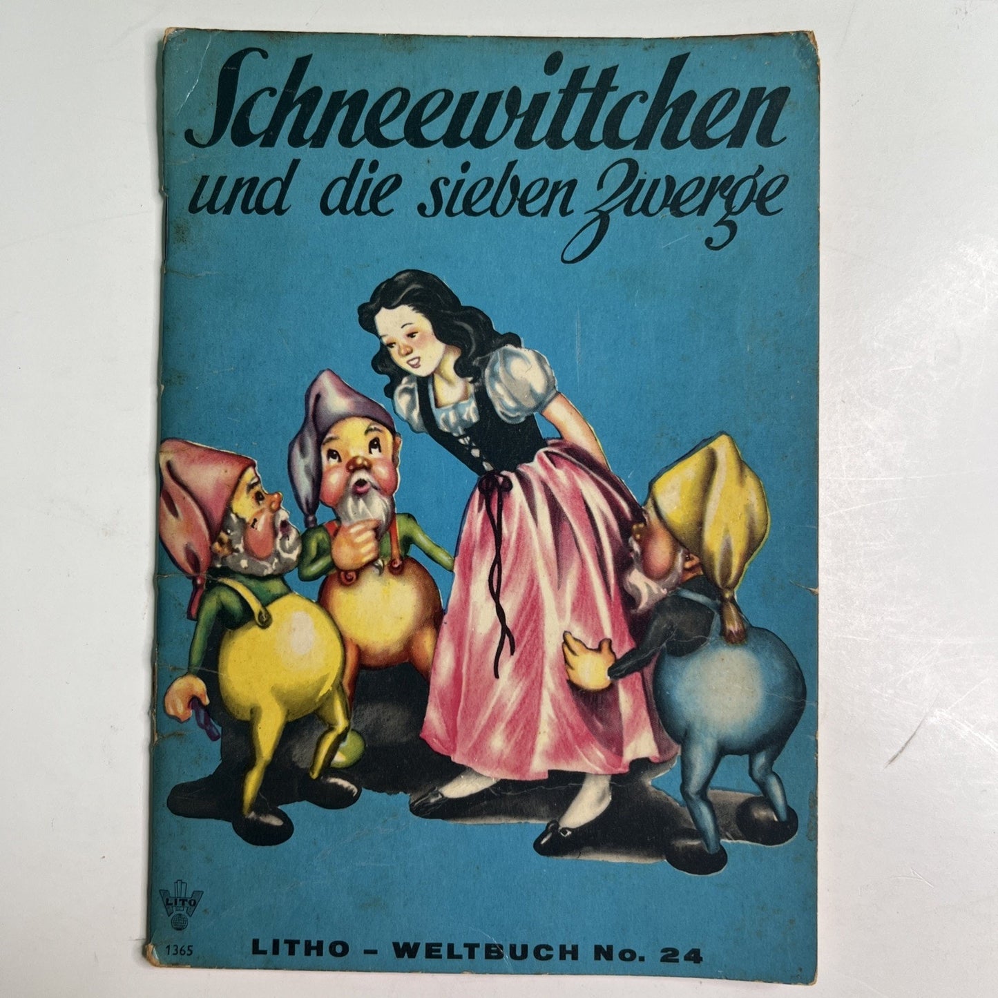 Vtg Schneewitchen und die sieben Zwerge Sweden Swedish Snow White & 7 Dwarves PB