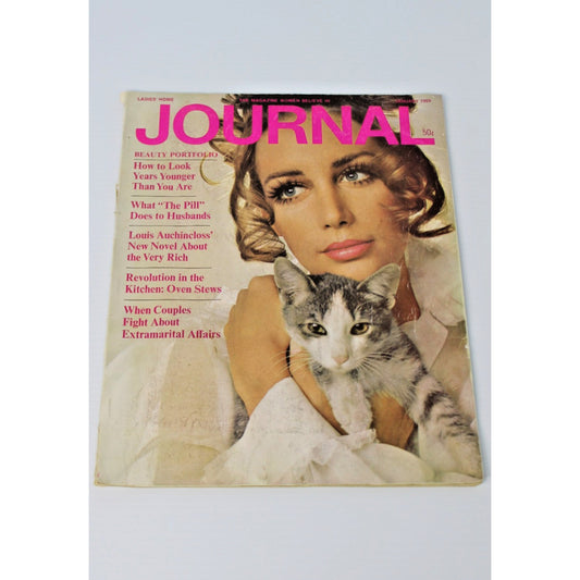 1969 January Ladies Home Journal- "The Pill", Vintage Home Advice, Relationships