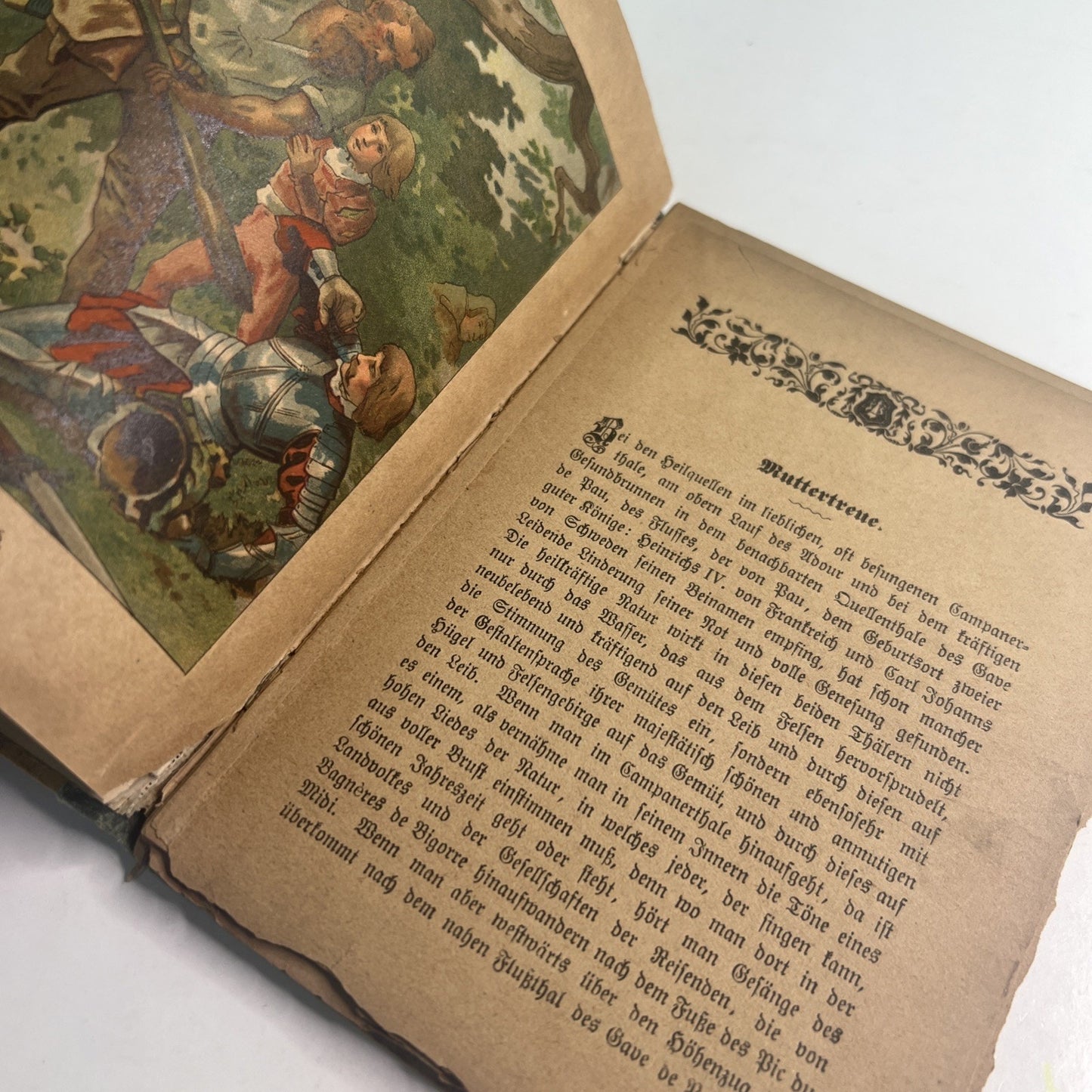 Fur Mussestunden Antique German Childrens Book HC