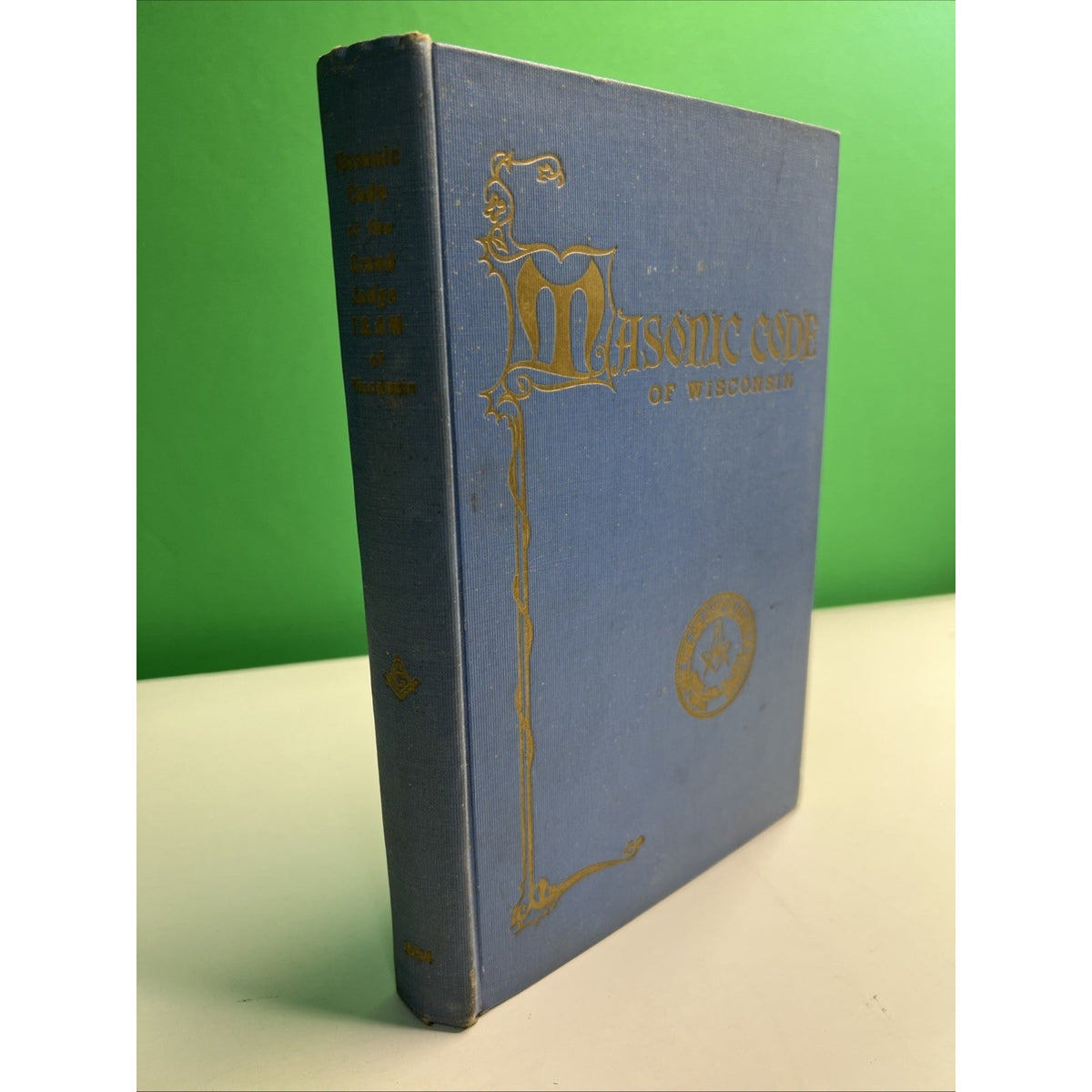 1954 HC Masonic Code of Grand Lodge F&AM of Wisconsin Free & Accepted Masons