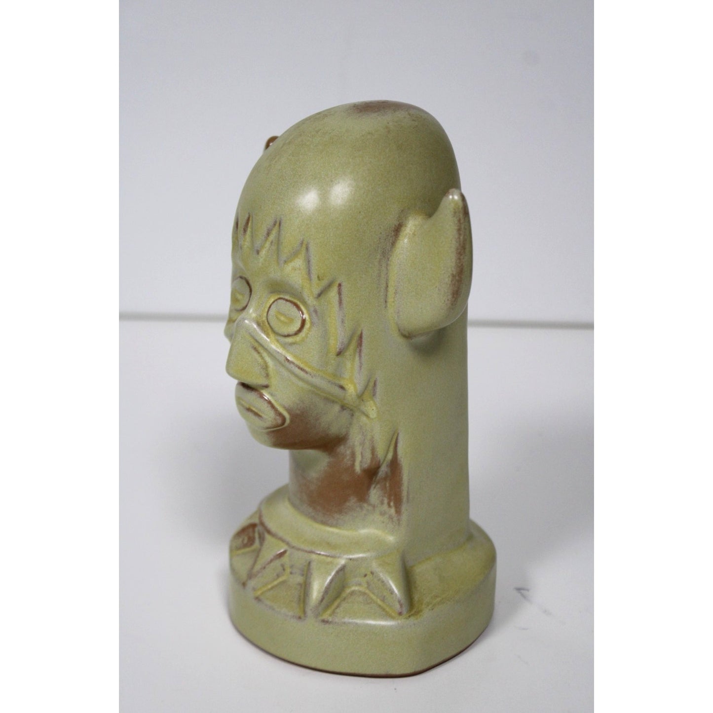 Vintage Frankoma Pottery Acee Blue Eagle Medicine Man Figurine c.1940s