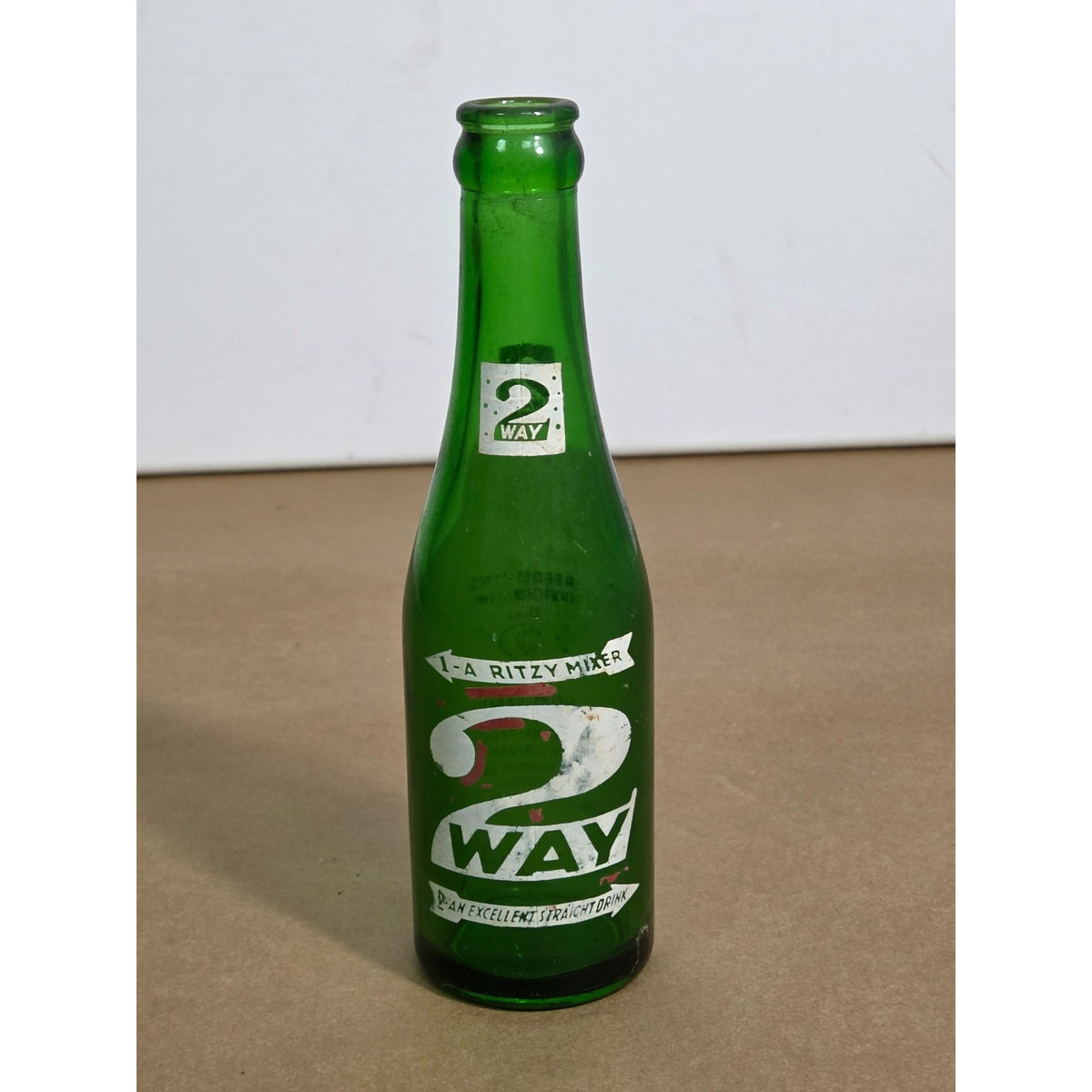 Rare 1946 2 Way Soda Bottle - Hattiesburg MS NuGrape - Ritzy Mixer ACL