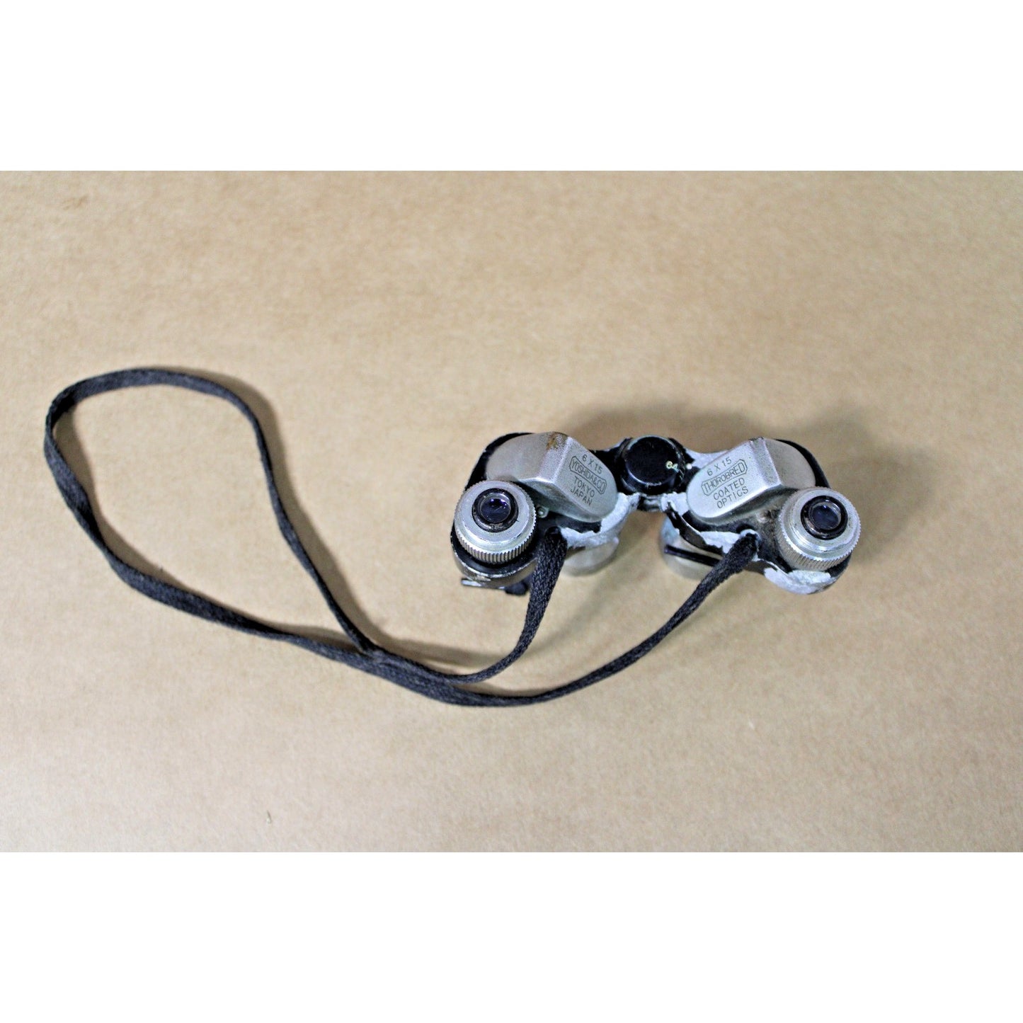 Vintage Japanese Pocket Binoculars, Yoshida & Co. 6x15 Coated Optic Tokyo