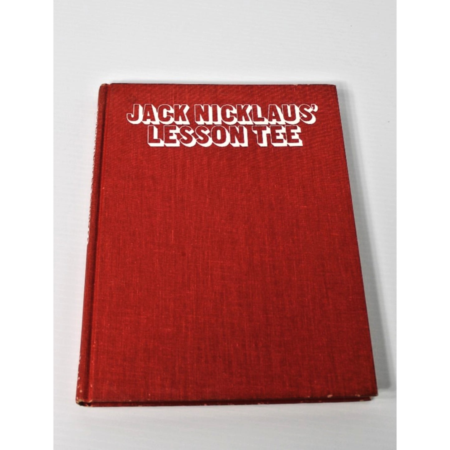 Illustrated 1977 1st Ed. Jack Nicklaus' Lesson Tee Golf Instructional HC