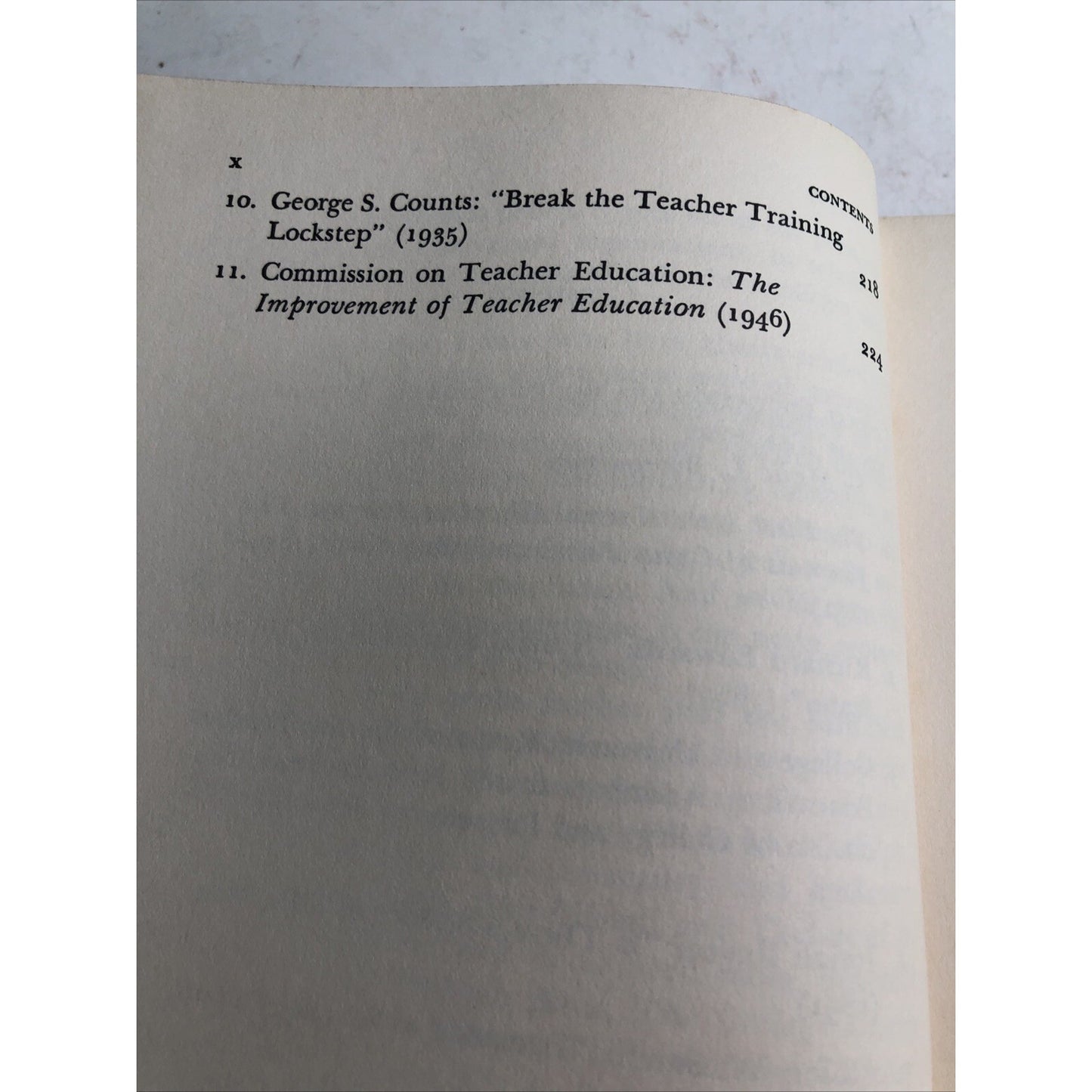 Teacher Education In America By Merle L. Borrowman Classics #24 1966 Spine Issue