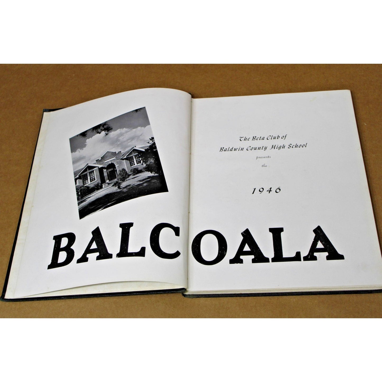 1946 Balcoala Yearbook, Baldwin County High School, Bay Minette, Alabama